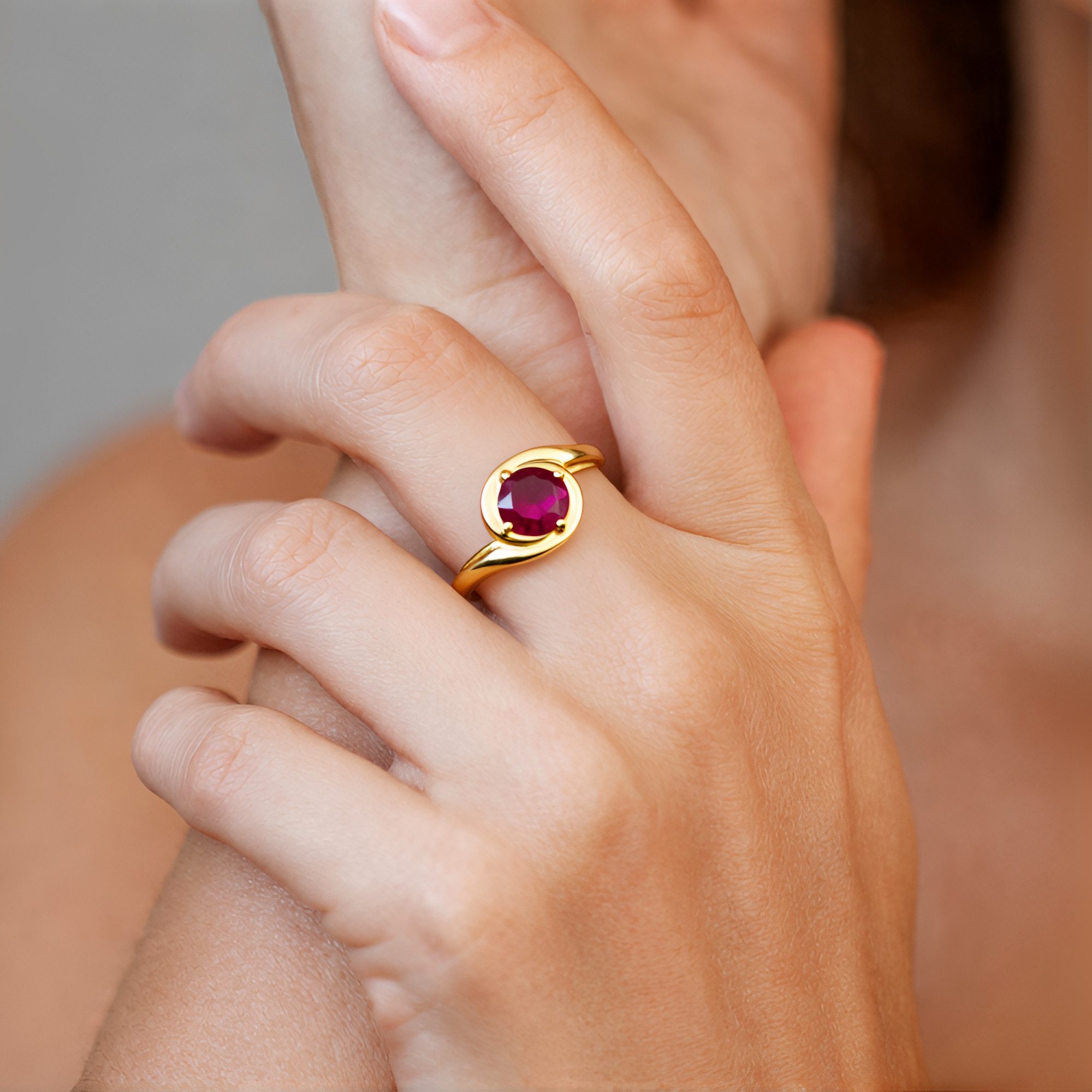 Cavill Solitärring Cavill Rubinring 1,071 ct Madagaskar Rubin 925 Silber ve günstig online kaufen