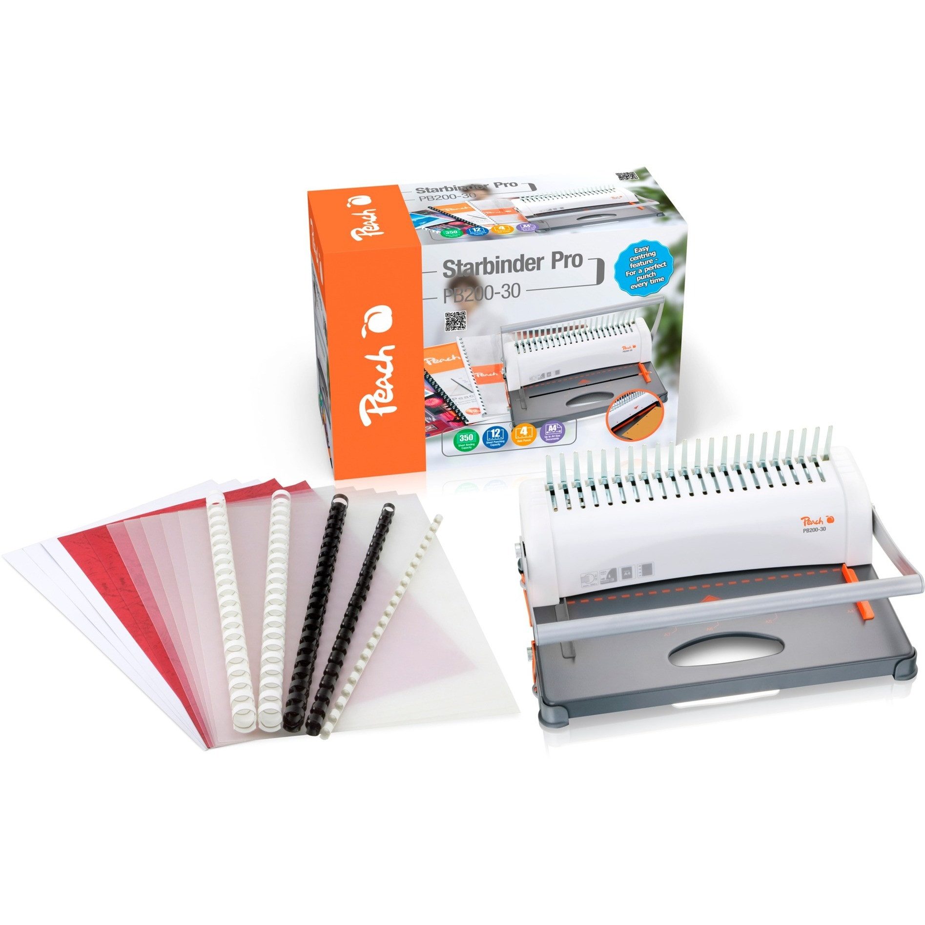 Peach Plastikbindegerät Peach Starbinder PRO PB200-30