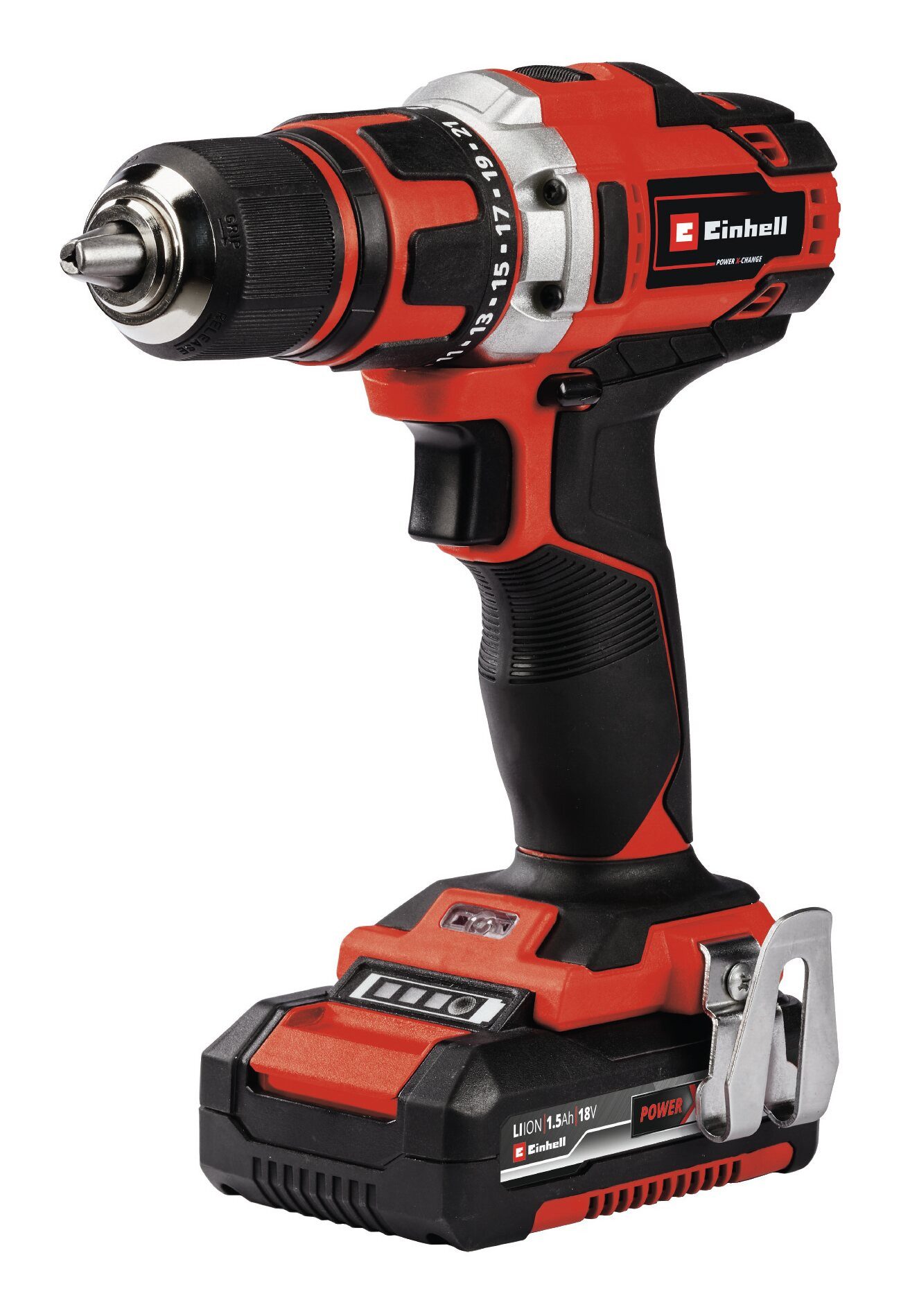 Thumbnail - Einhell Akku-Bohrschrauber, 18 V, TE-CD 18/40-1 Li 2 x 1,5 Ah