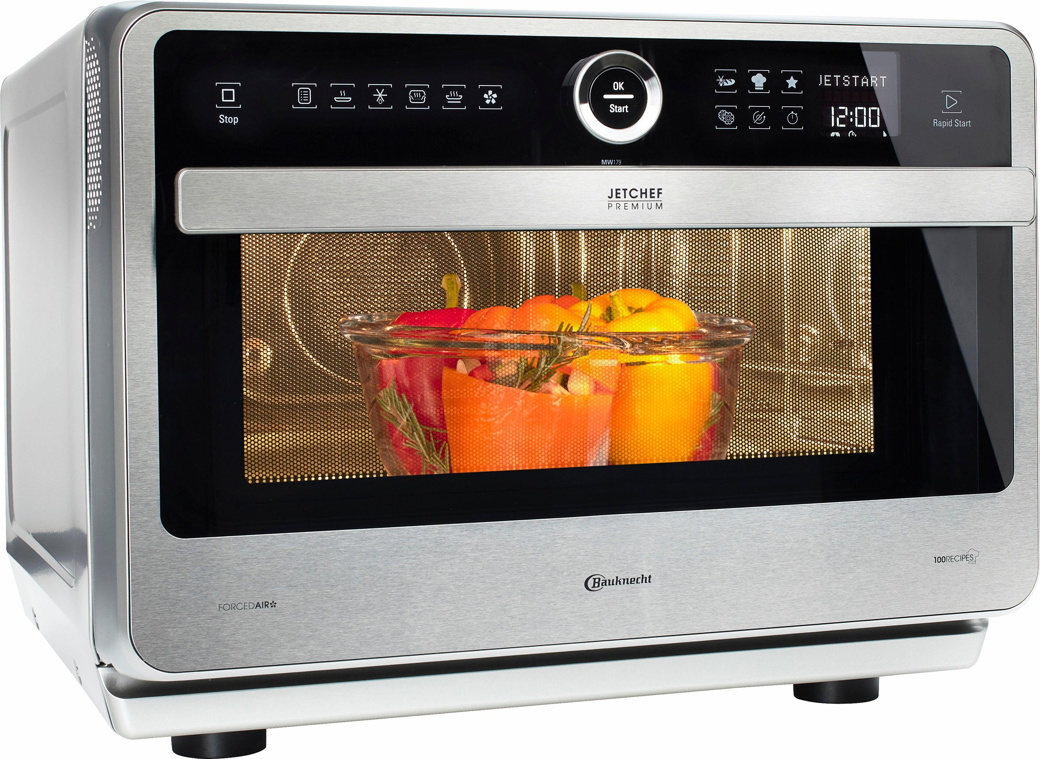 BAUKNECHT Mikrowelle MW 179 IN, Grill und Heißluft, 33 l