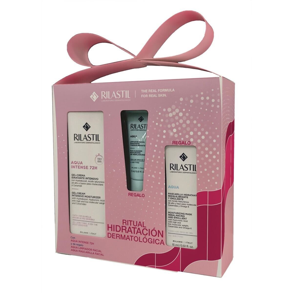 Rilastil Gesichtspflege-Set AQUA INTENSIVE FEUCHTIGKEITSRITUALPACKUNG
