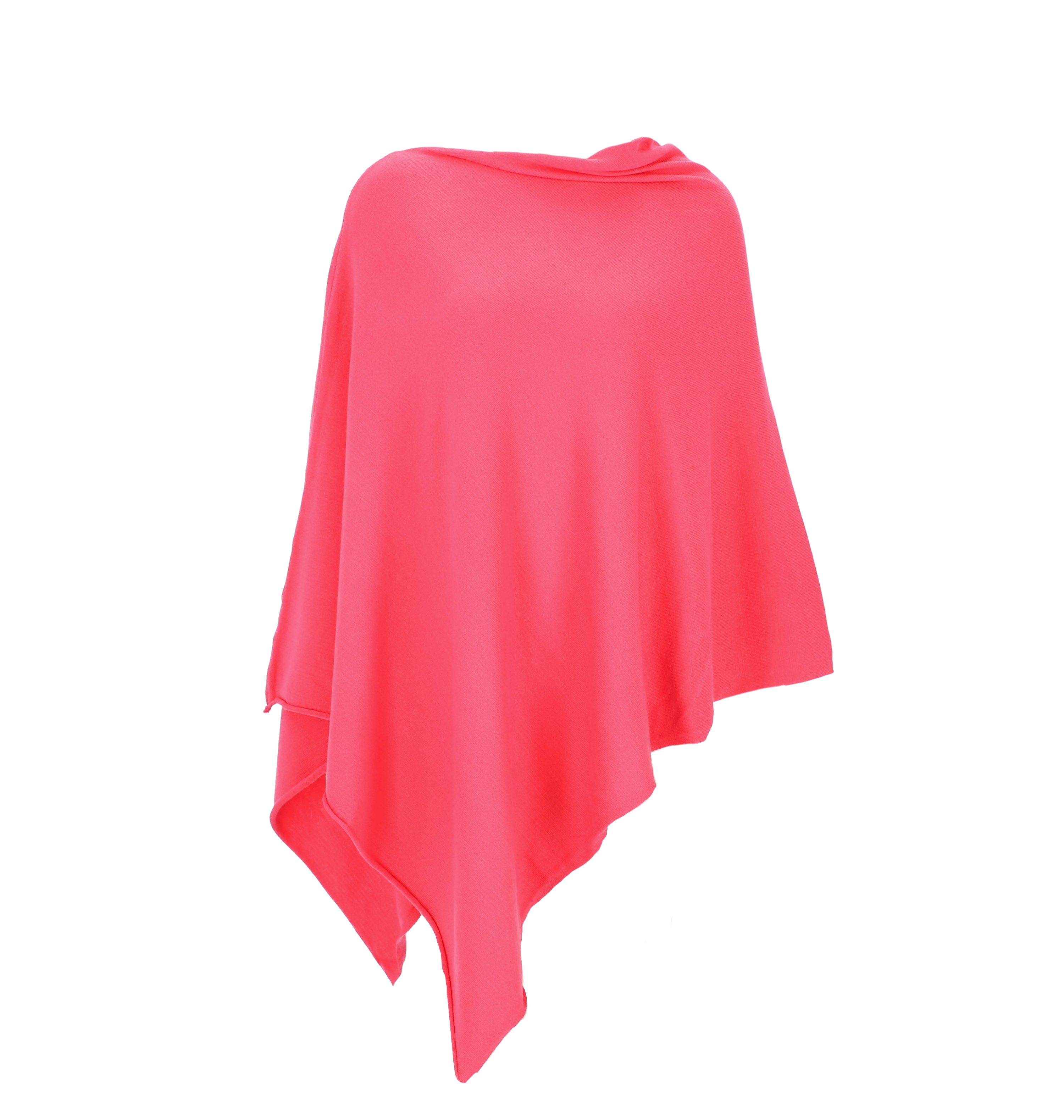 halsüberkopf Accessoires Strickponcho Strickponcho in tollen Unifarben! günstig online kaufen