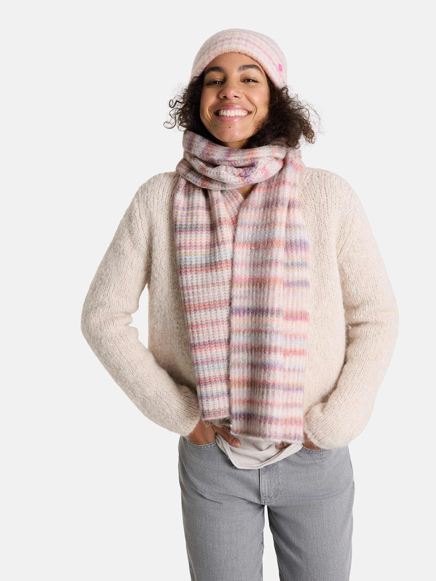 Lieblingsstück Schal Damen-Strickschal, mit Woll-Anteil