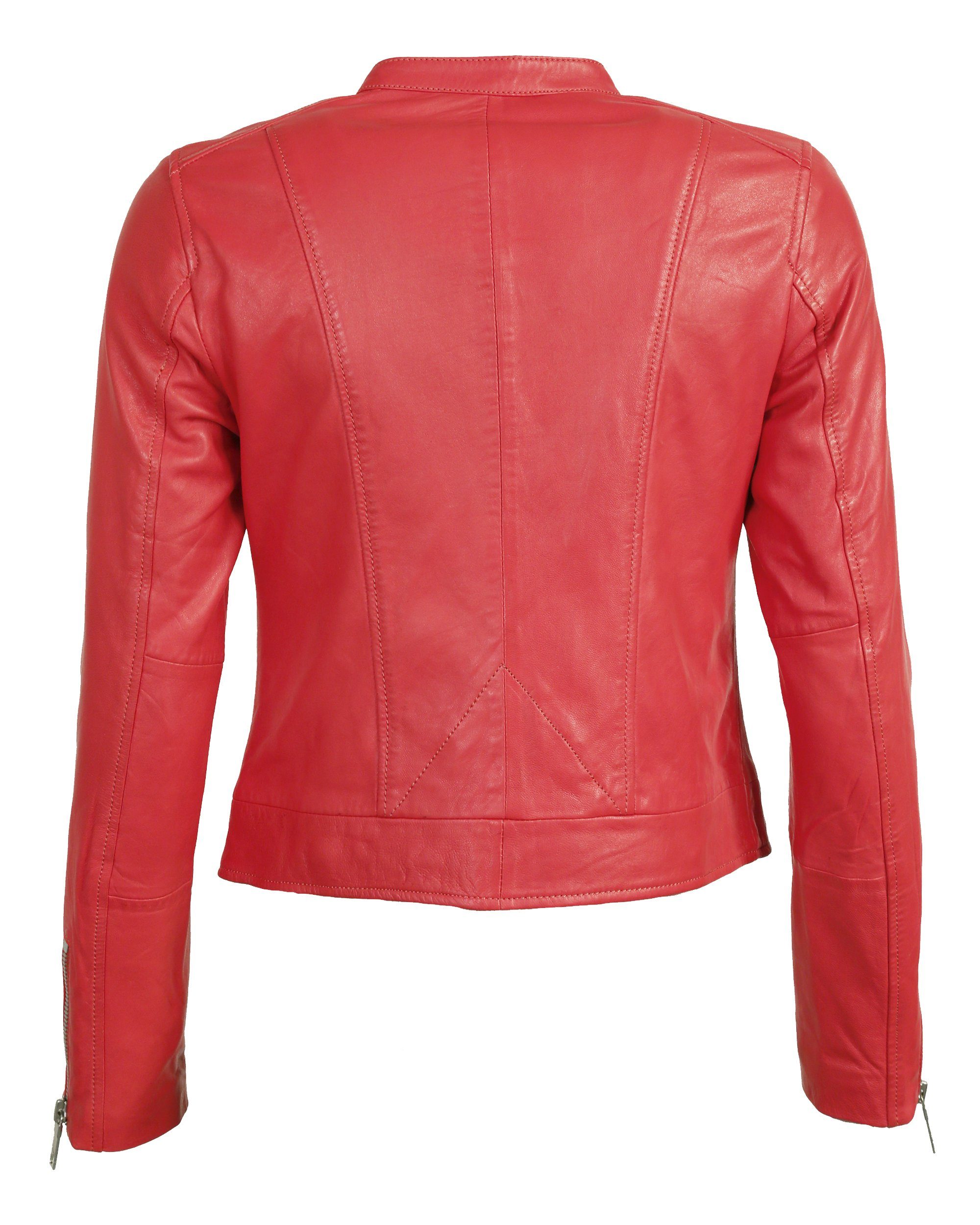 Grenada Maze red Lederjacke flame