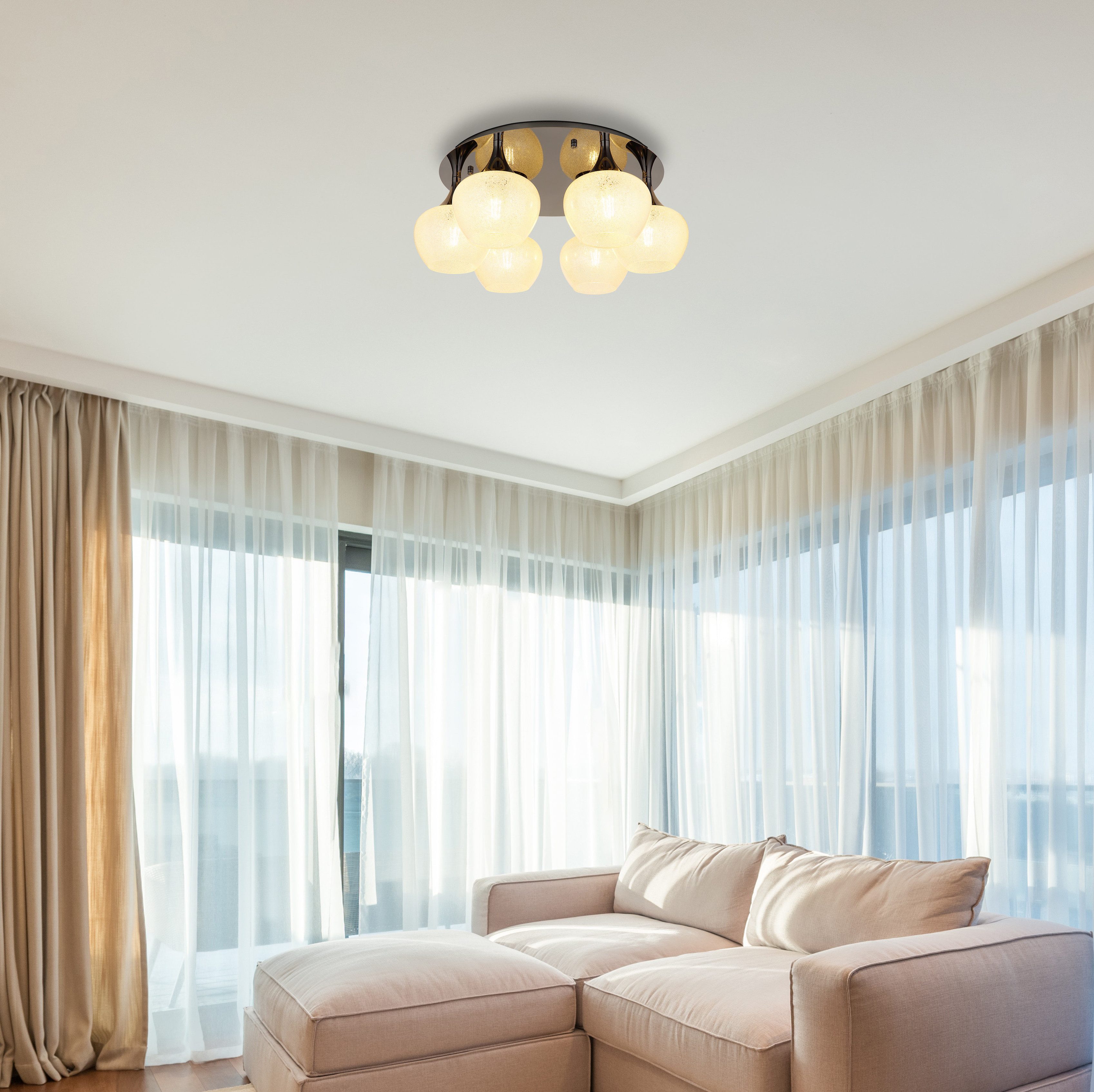 GLOBO LIGHTING Deckenleuchte MAXY, ohne Leuchtmittel, günstig online kaufen