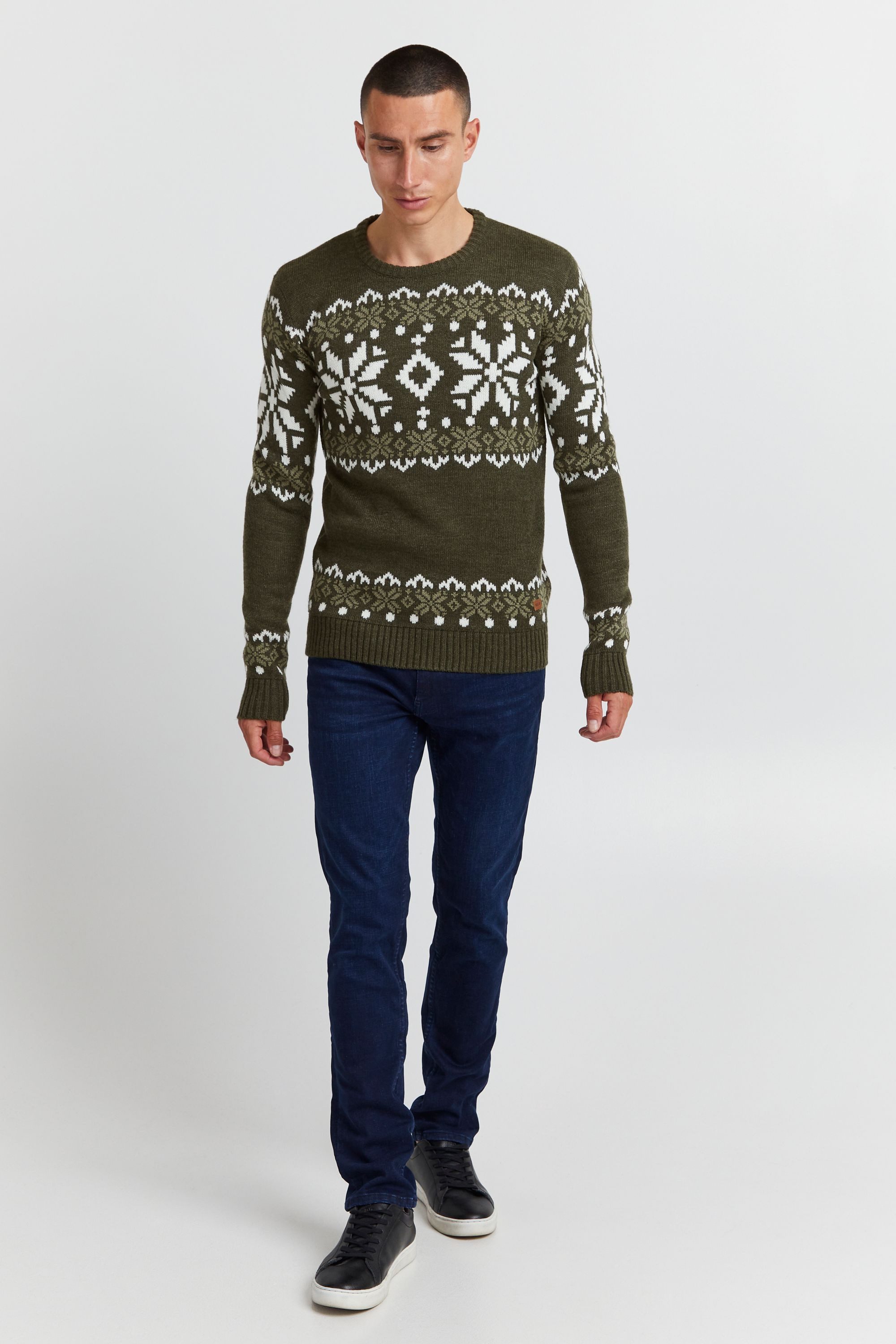 !Solid Strickpullover SDNorwig Strickpullover im Norweger-Look günstig online kaufen