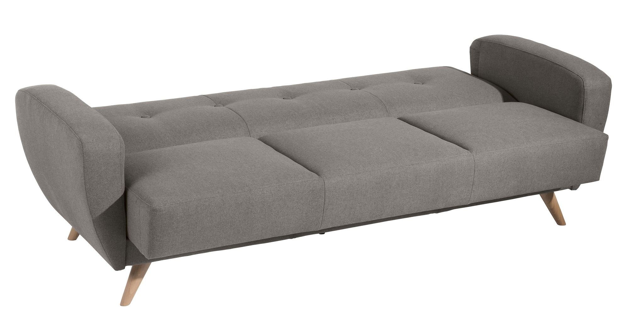 verarbeitet,bequemer hochwertig Sofa inkl. 1 Versand Kessel Karen Samtvel, mit Kostenlosem Sparpreis Sitz aufm Bettfunktion Bezug 3-Sitzer Sofa 58 Teile,