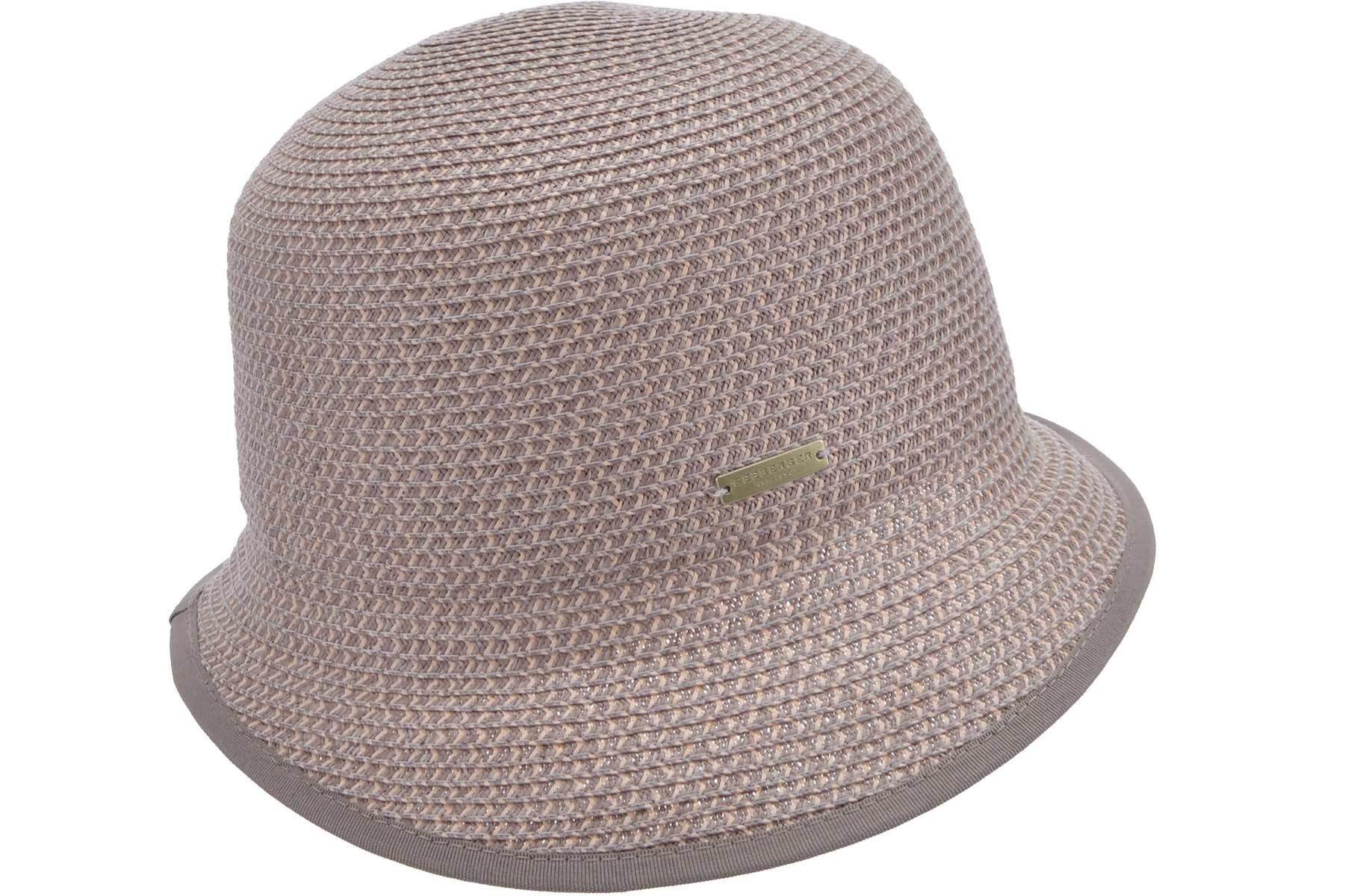 Strohhut Papierborten Glocke 55524-0