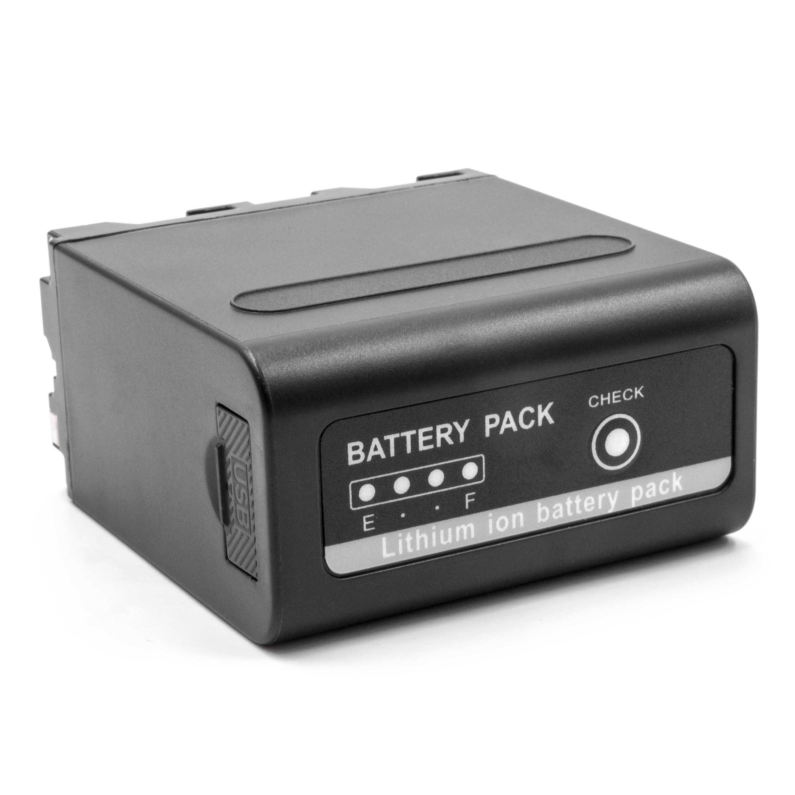 vhbw passend für Sony DSR-PD150, DSR-PD150P, DSR-PD170, DSR-PD170P, Kamera-Akku 10200 mAh