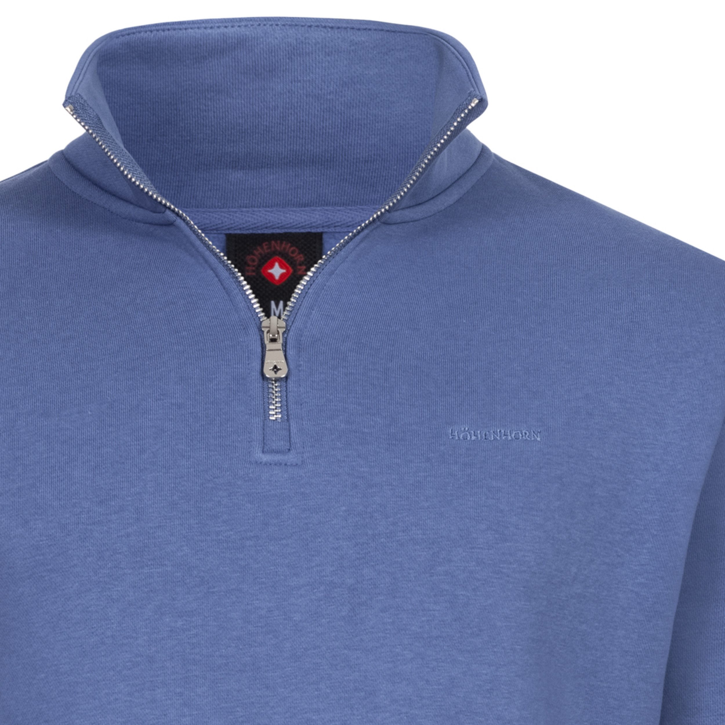 Höhenhorn Troyer Troiberg Herren Pullover für Männer 1/4 Zip Sweatshirt mit Kragen Hochwertige Baumwolle, weiche Innenseite, angenehm warm