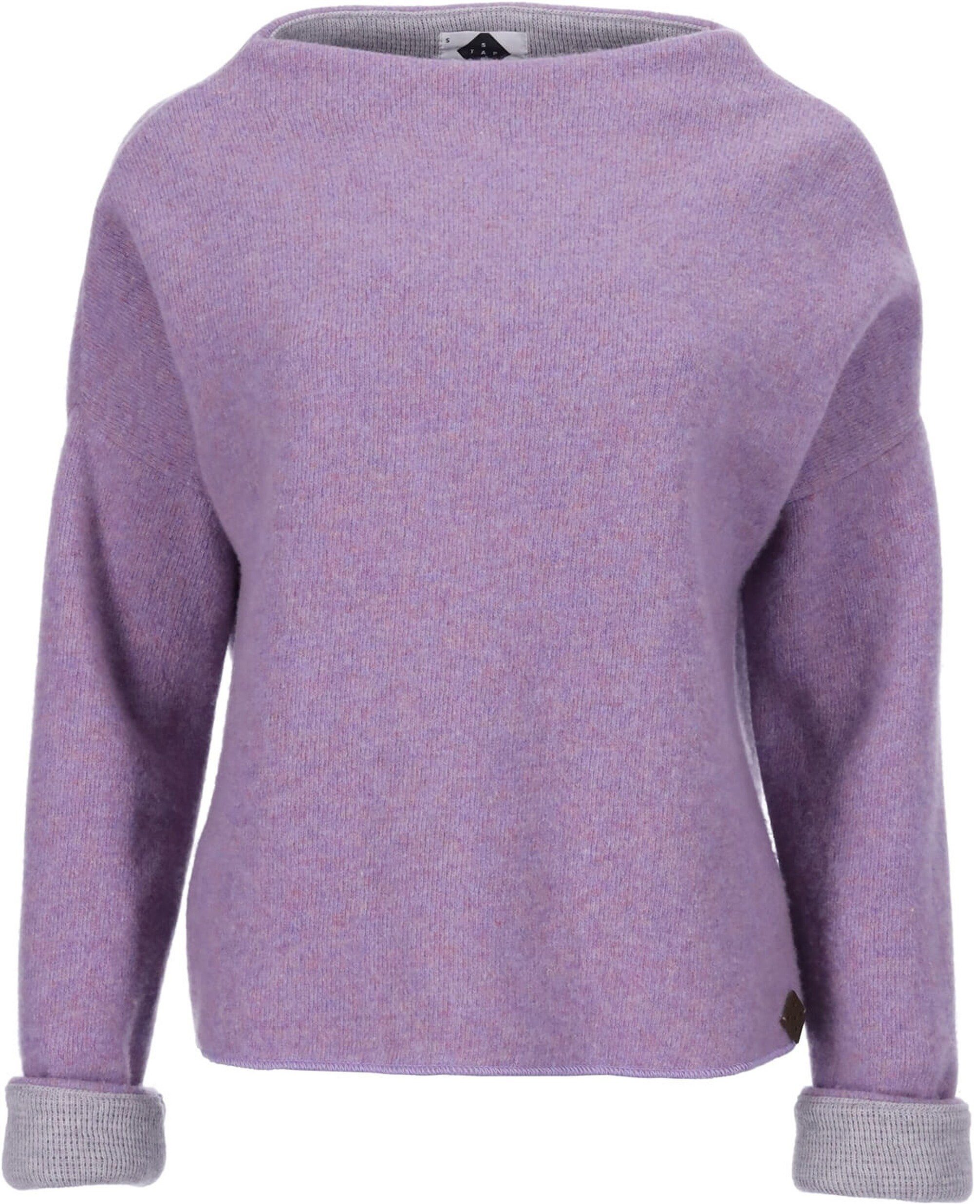 STAPF Strickpullover Pullover Flieder Stapf