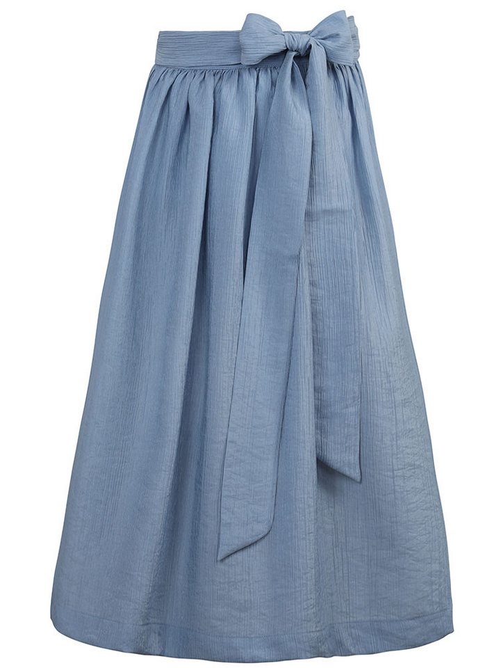 MarJo Dirndlschürze Dirndlschürze Langenstein 70cm Länge himmelblau