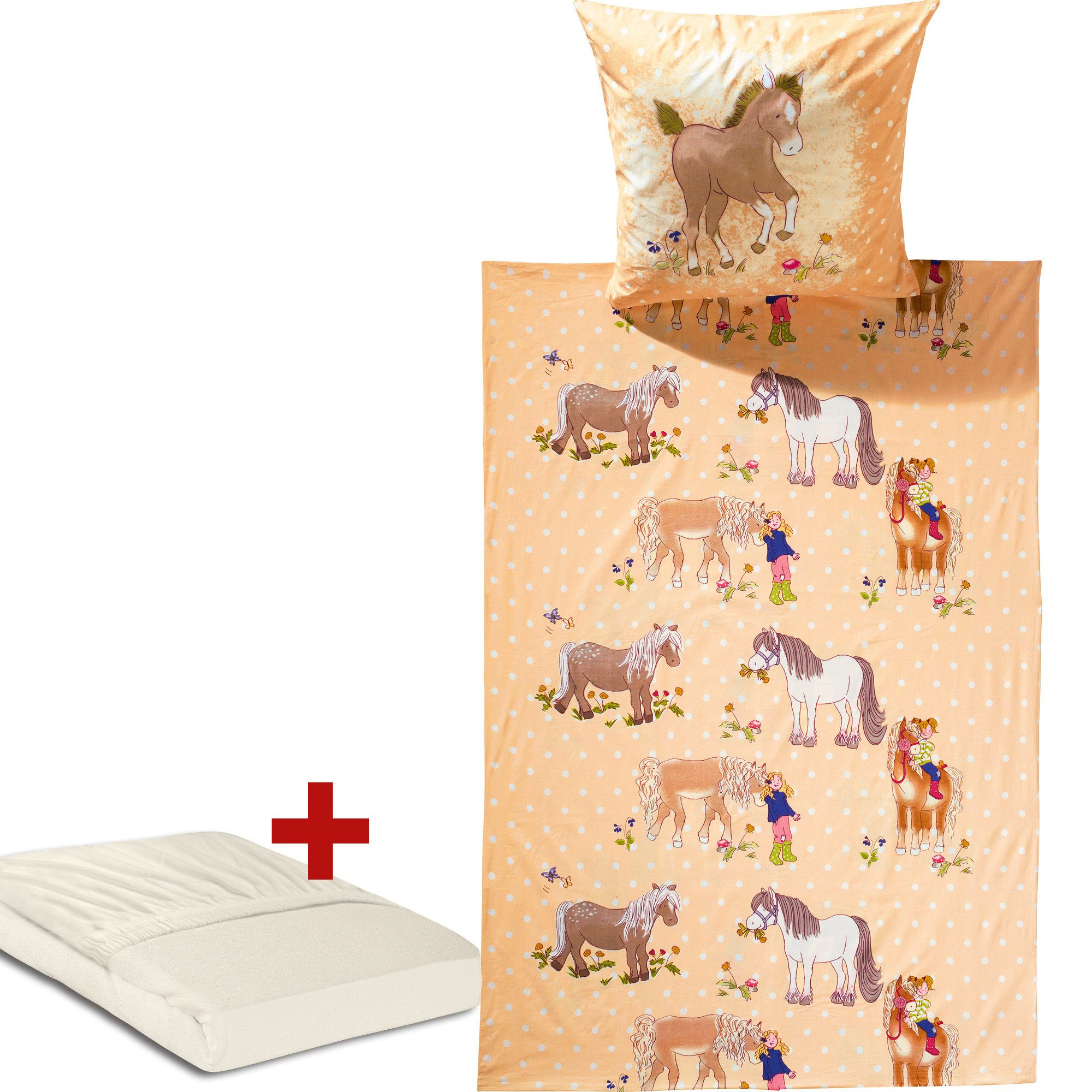 Kinderbettwäsche Kinder-Bettwäsche Sparpaket 3-tlg.