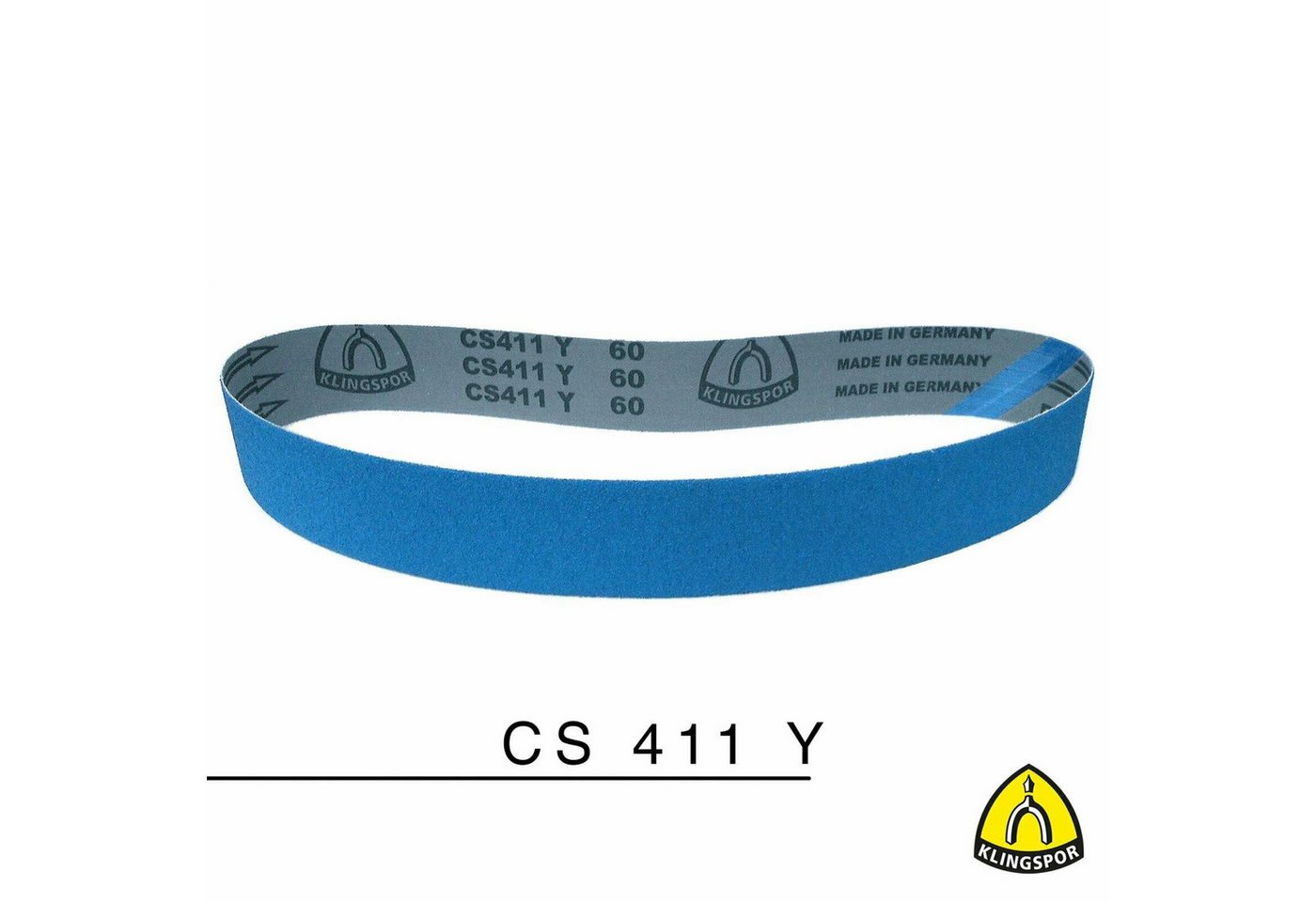 Thumbnail - Klingspor Schleifpapier Schleifbänder CS 411 Y 50 x 2000 mm, (CS 411 Y, 10 St)