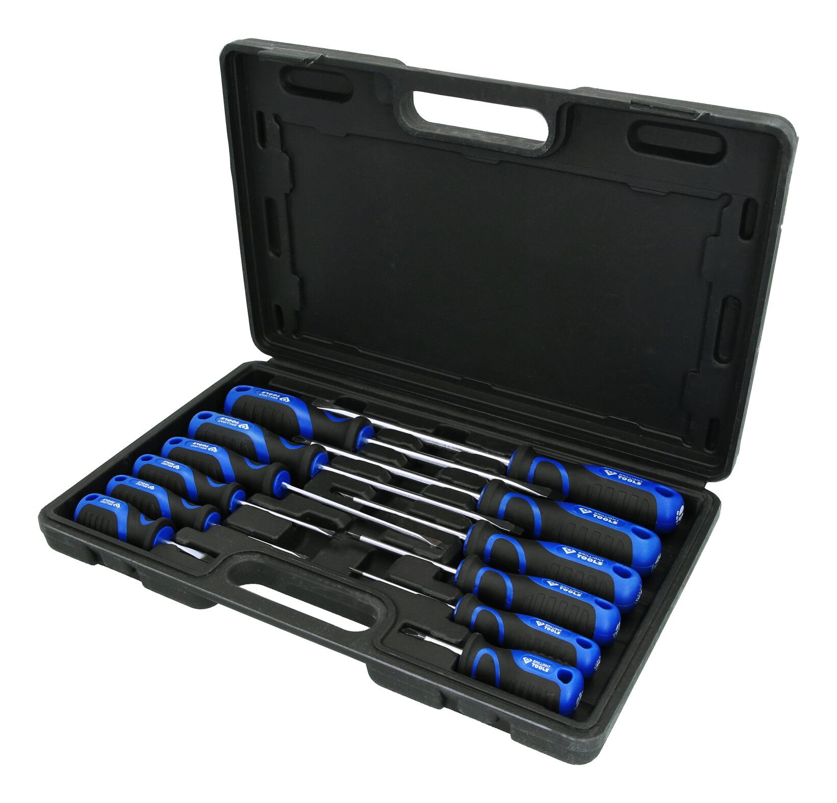 Brilliant Tools Schraubendreher, (12 St), Satz, 12-teilig, Schlitz, PH