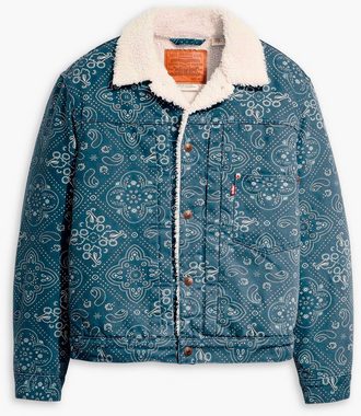 Levi's® Jeansjacke TYPE 1 SHERPA TRUCKER BLUES