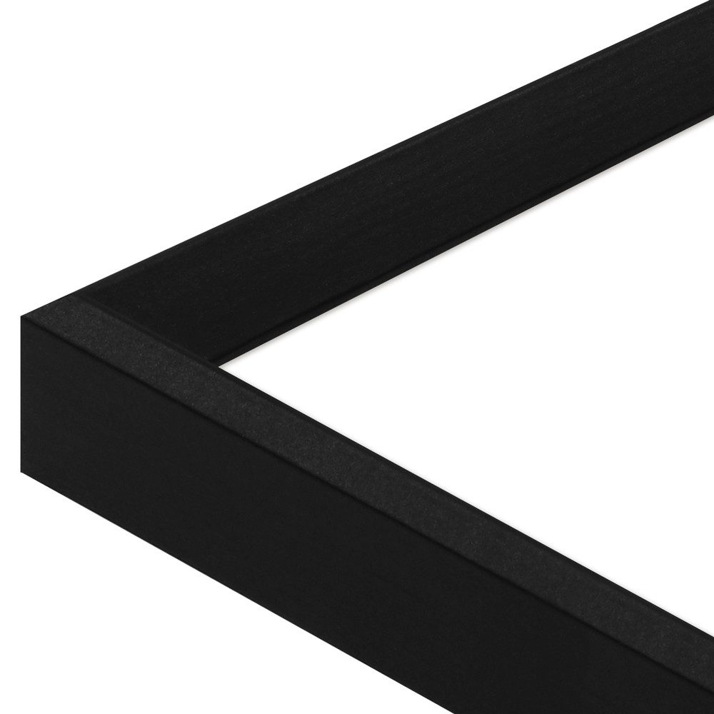 WANDStyle Bilderrahmen H790, Schwarz, aus Massivholz im Vintage Stil