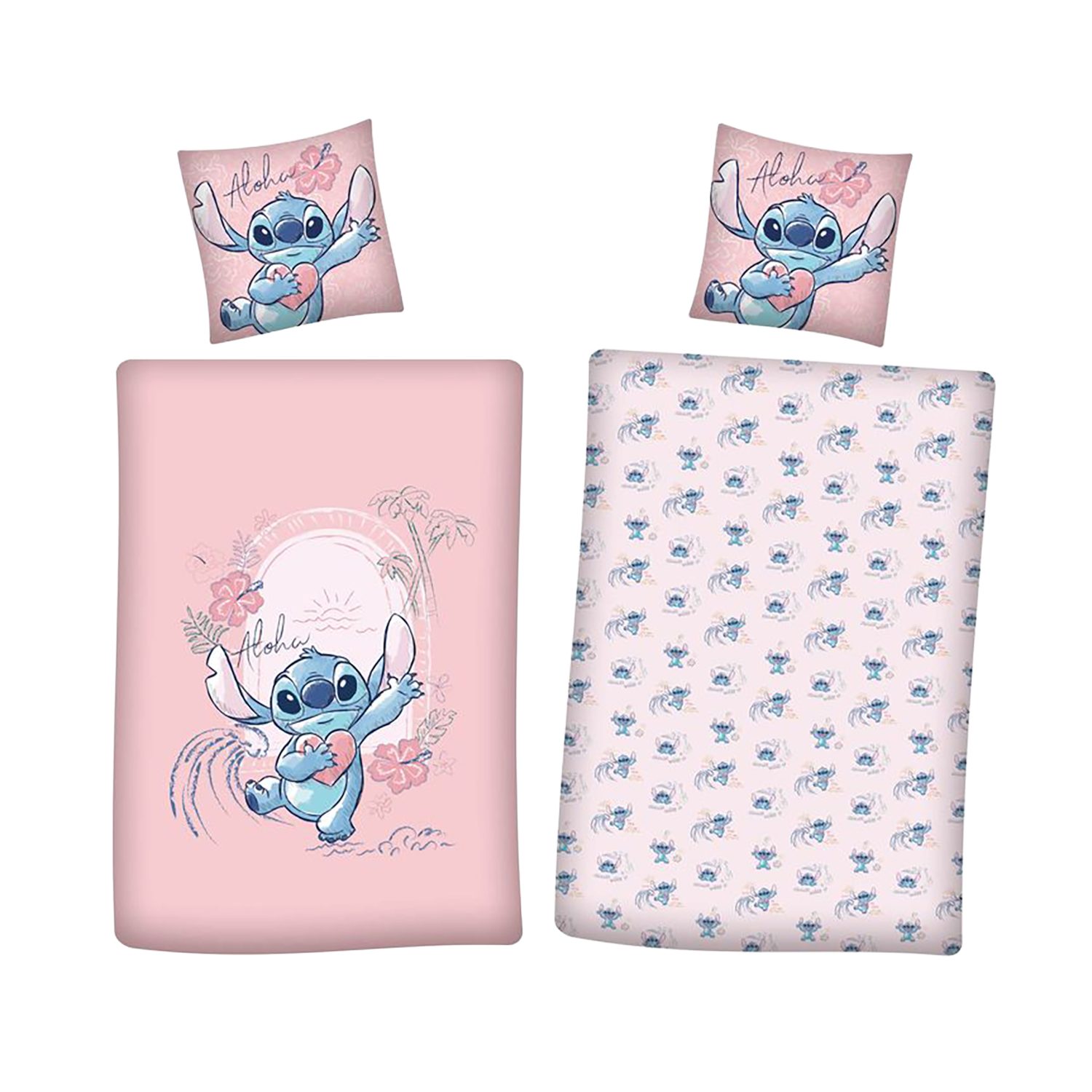 AY!Max Kinderbettwäsche Disney Lilo und Stitch Wende Bettwäsche 2tlg 135 x günstig online kaufen