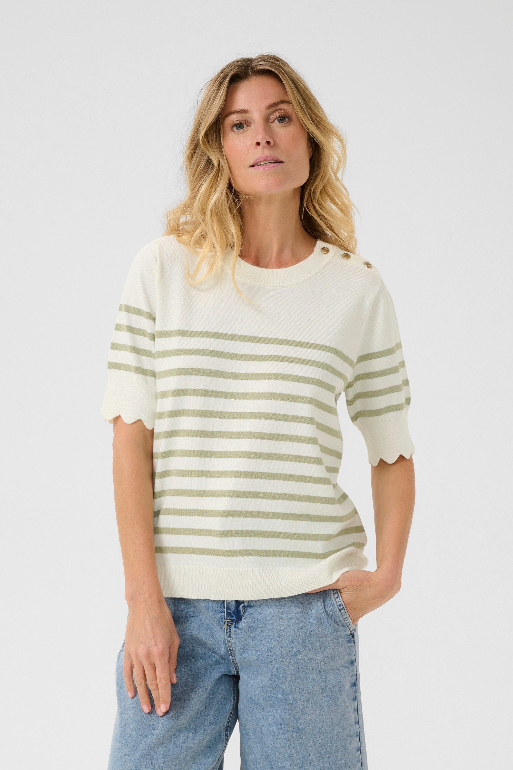 Cream Strickpullover Strickpullover CRVillea