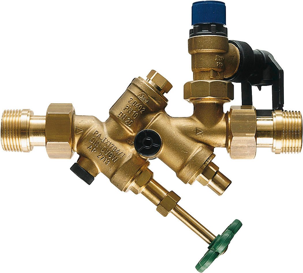 STIEBEL ELTRON Sicherheitsgruppe ZH 1, 3/4", Absicherung gegen Überdruck, für Elektro-/Kombi-Standspeicher 1000l