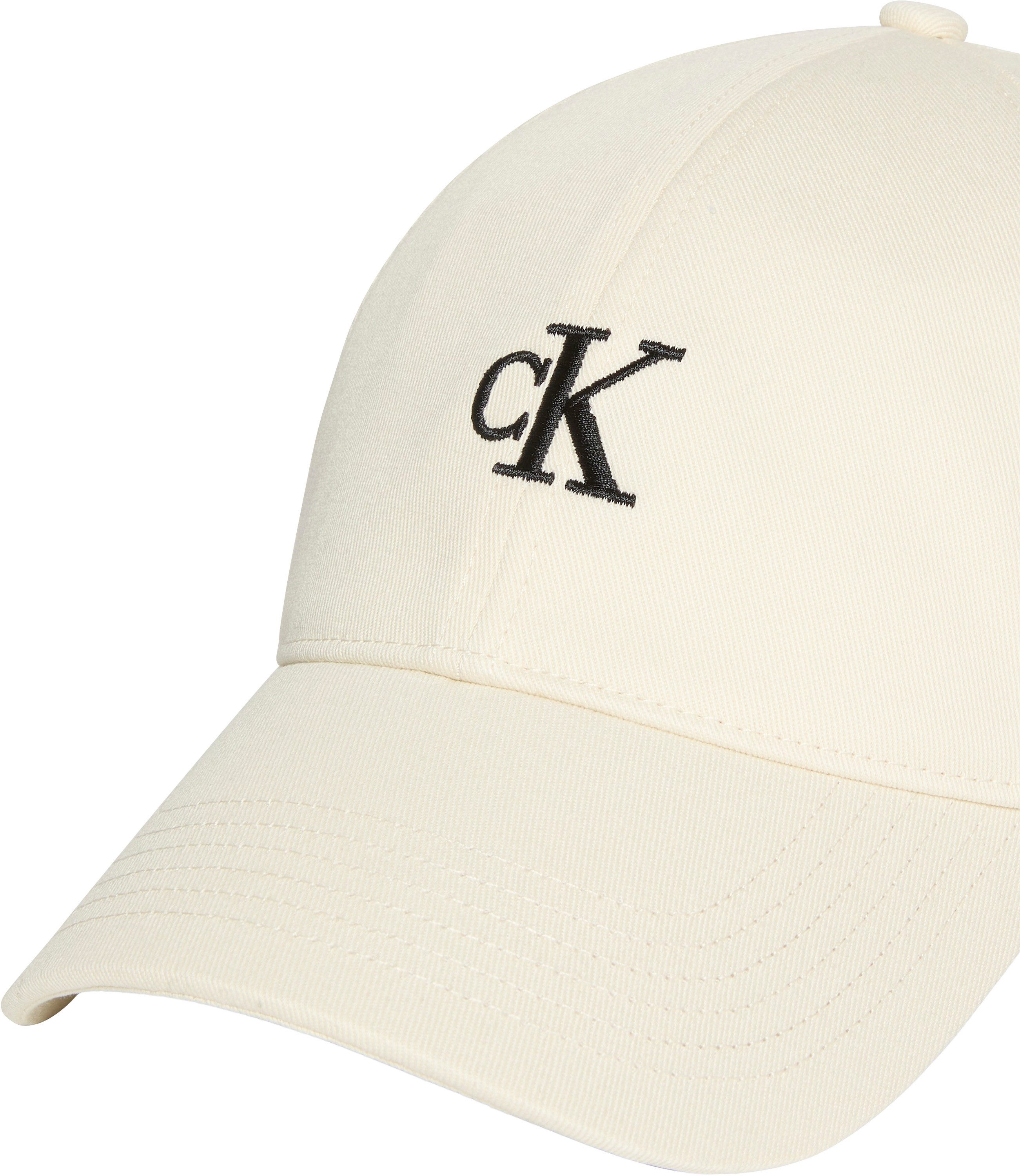Calvin Klein Baseball Cap MONOGRAM EMBROIDERY BASEBALL CAP Mit festem Schirm