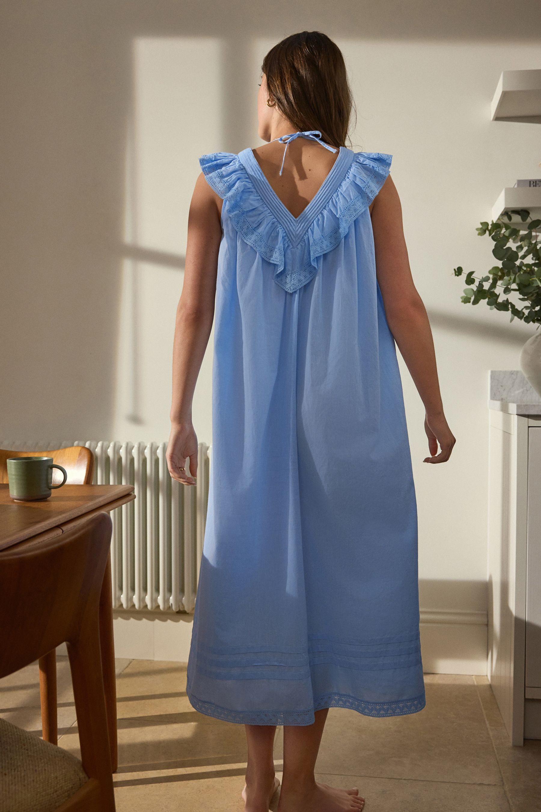 Next Nachthemd Nachthemd mit V-Ausschnitt (1-tlg) günstig online kaufen