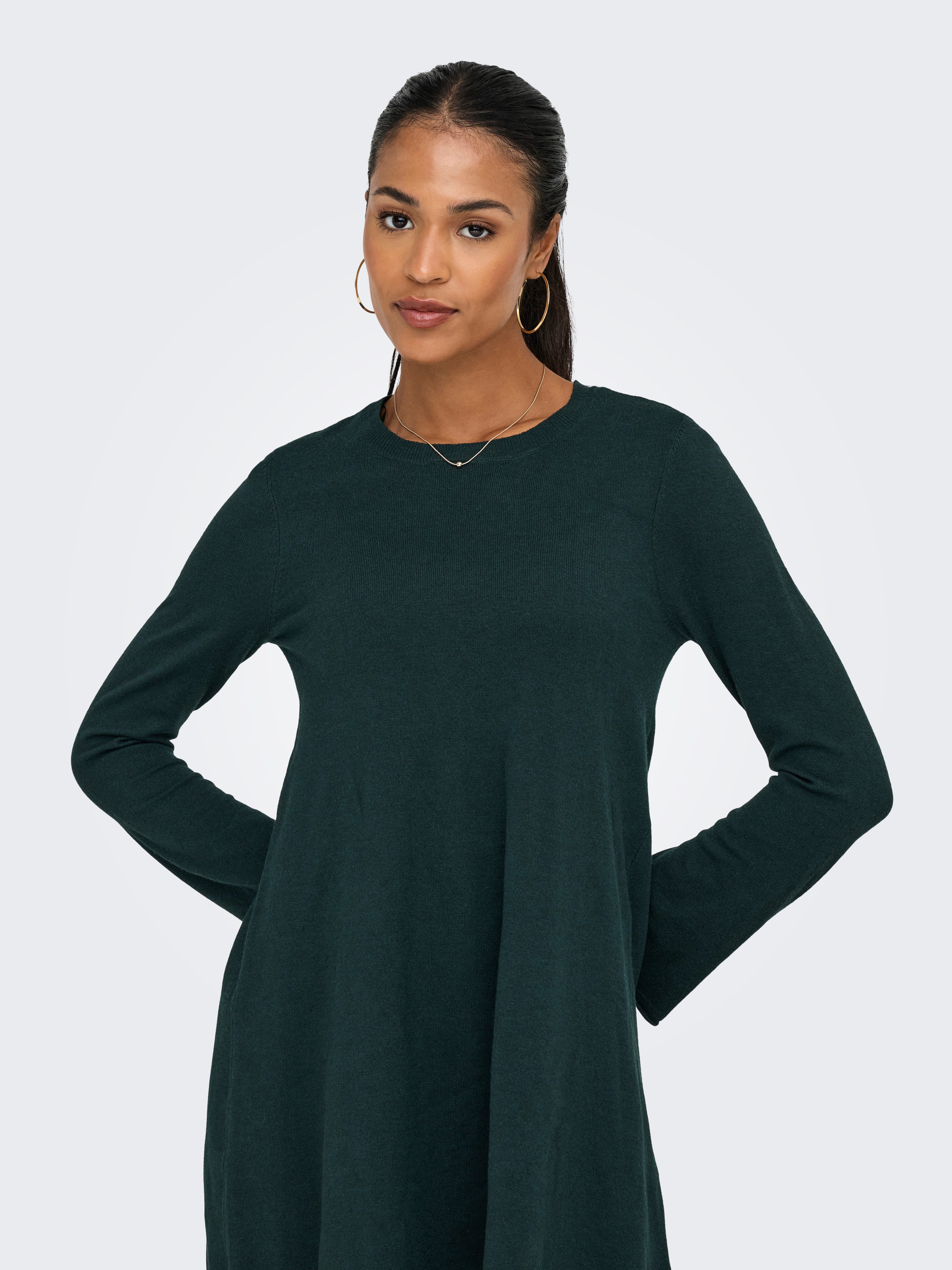 ONLY Midikleid ONLAMALIO LIFE LS ONECK günstig online kaufen