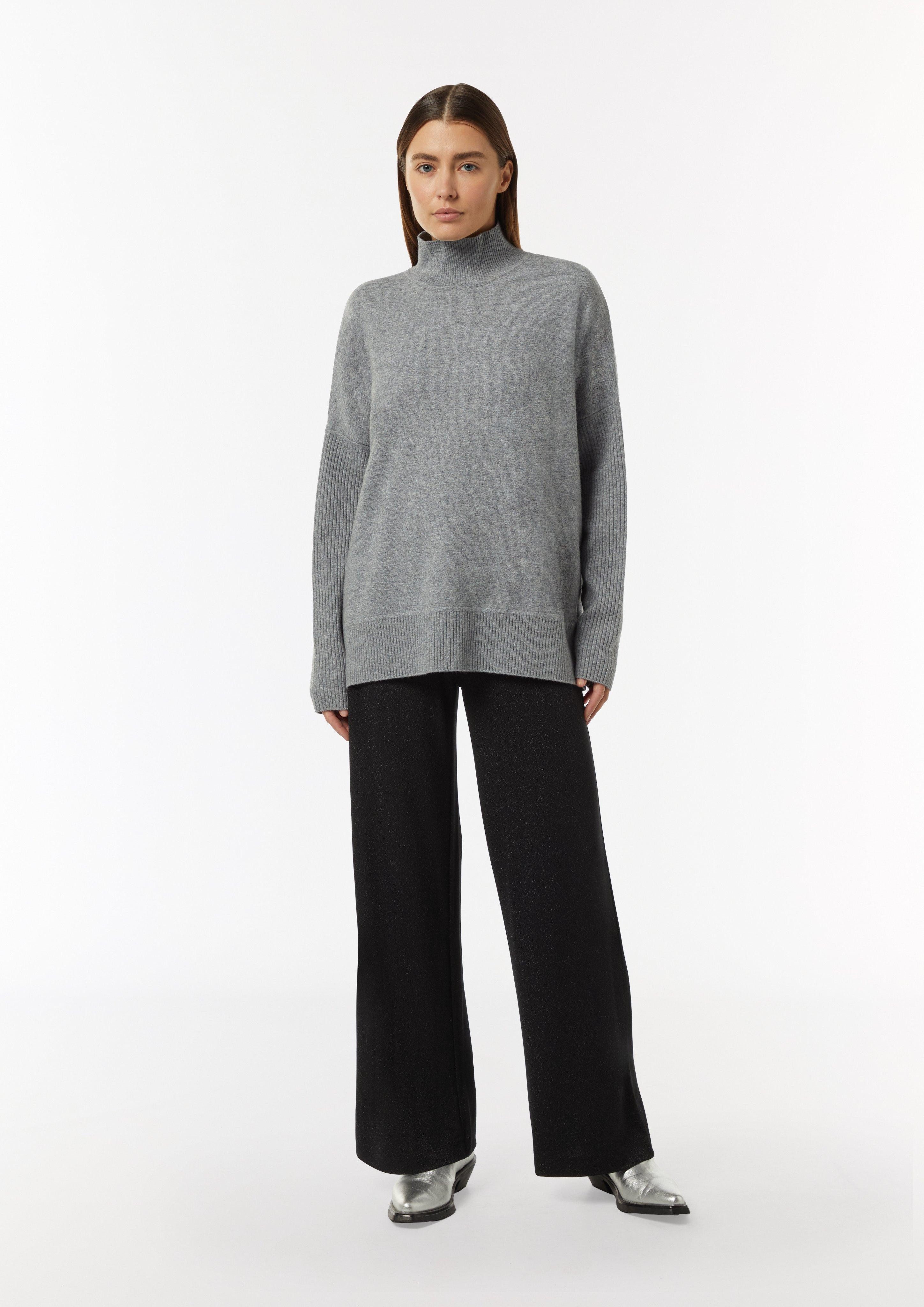 Damen Glitzer Denim Baggy Hose