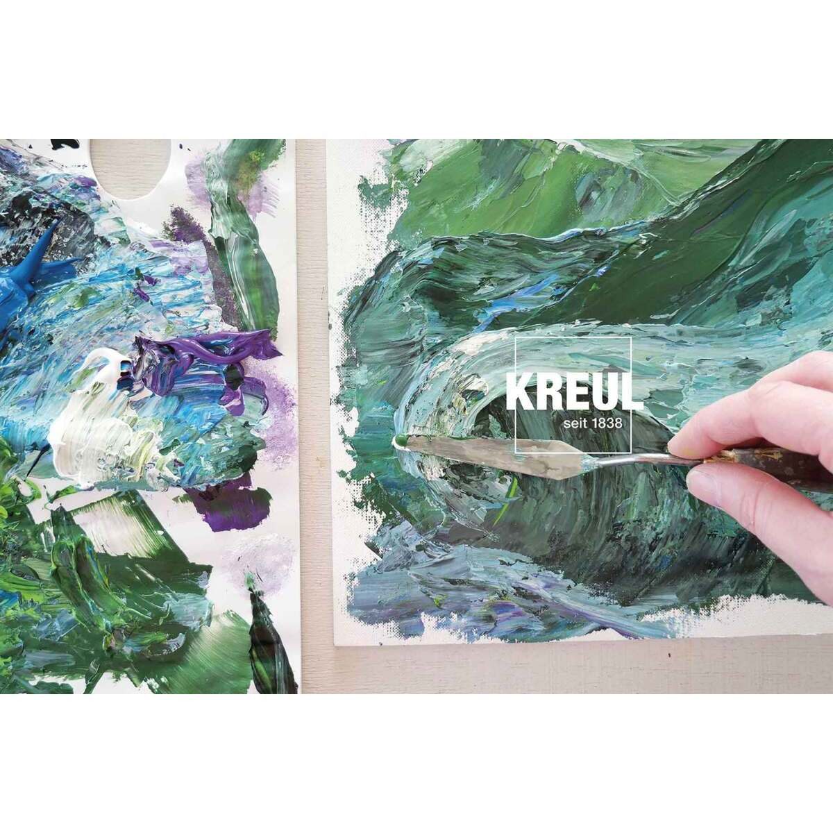C. KREUL Acrylfarbe KREUL Acrylfarbe eL Greco schwarz 150ml Tube