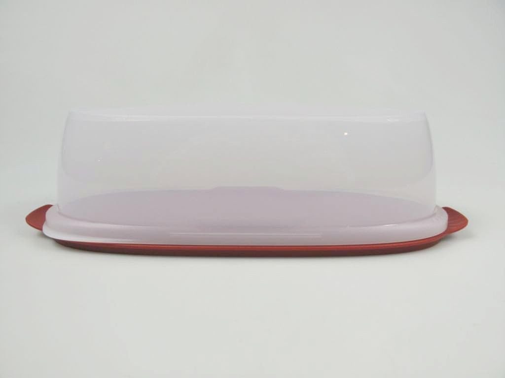 TUPPERWARE Vorratsdose Tupperware Wursttheke Wurstbox rot, Bonboniere