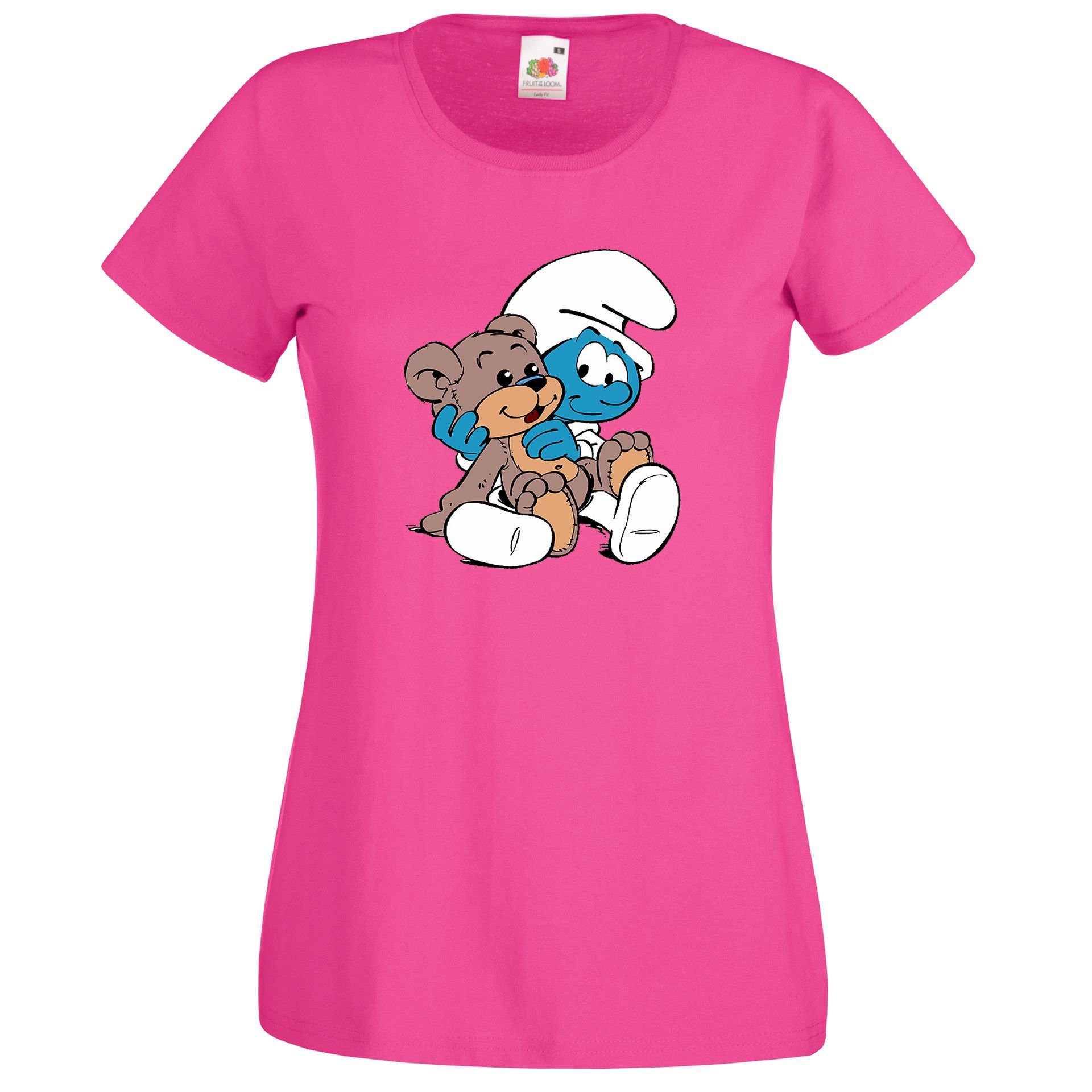 Youth Designz T-Shirt Baby Schlumpf Damen Shirt mit lustigem Frontprint
