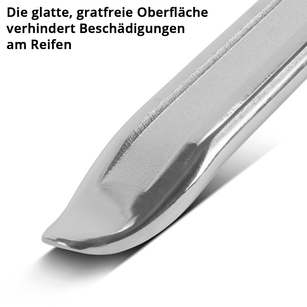 STAHLWERK Reifenmontierhilfe Hebeleisen 4er Set 500 600 700 800 mm Kfz, Set, 4-tlg., Set