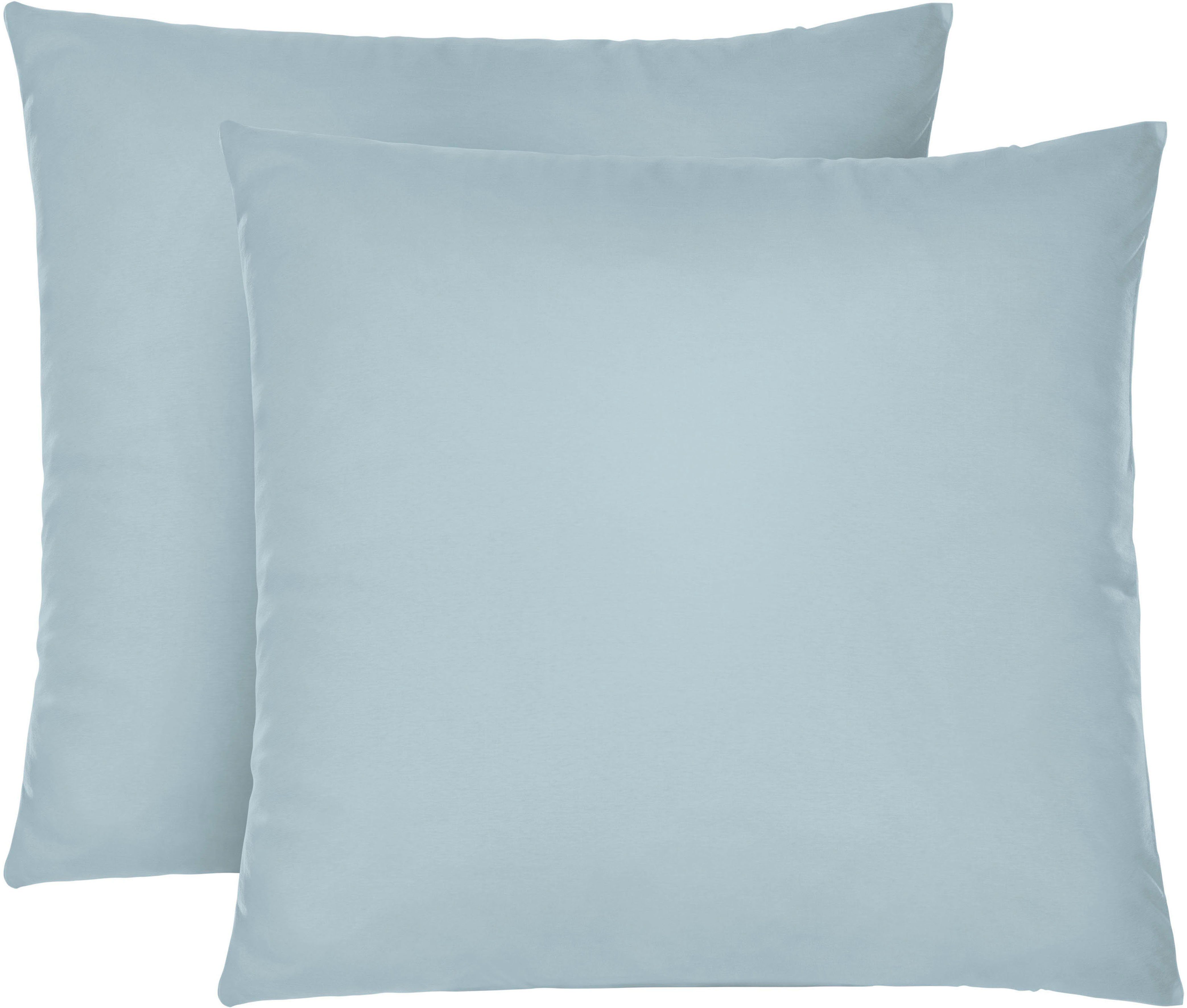 Biberna Kissenbezug Michi Feinjersey mit Reißverschluss, (2 Stück), verschi günstig online kaufen