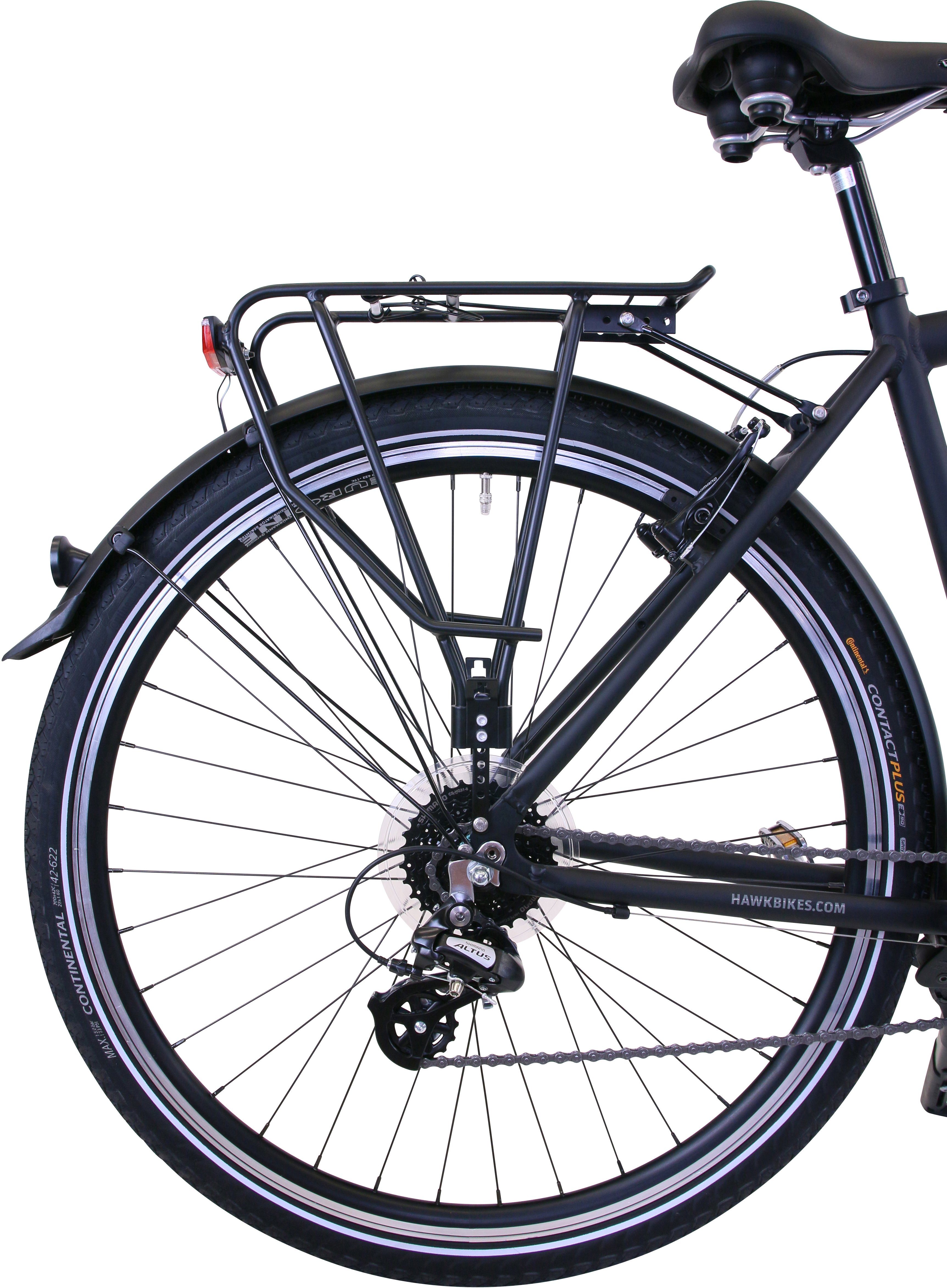 HAWK HAWK Gang 24 Bikes microSHIFT Trekking Trekkingrad Black, Gent Premium