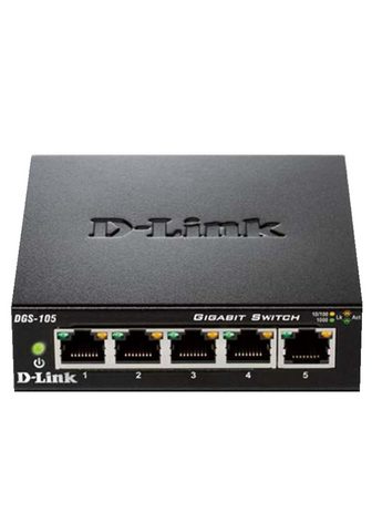 D-LINK Switch »DGS-105 5-Port Layer2 Gi...