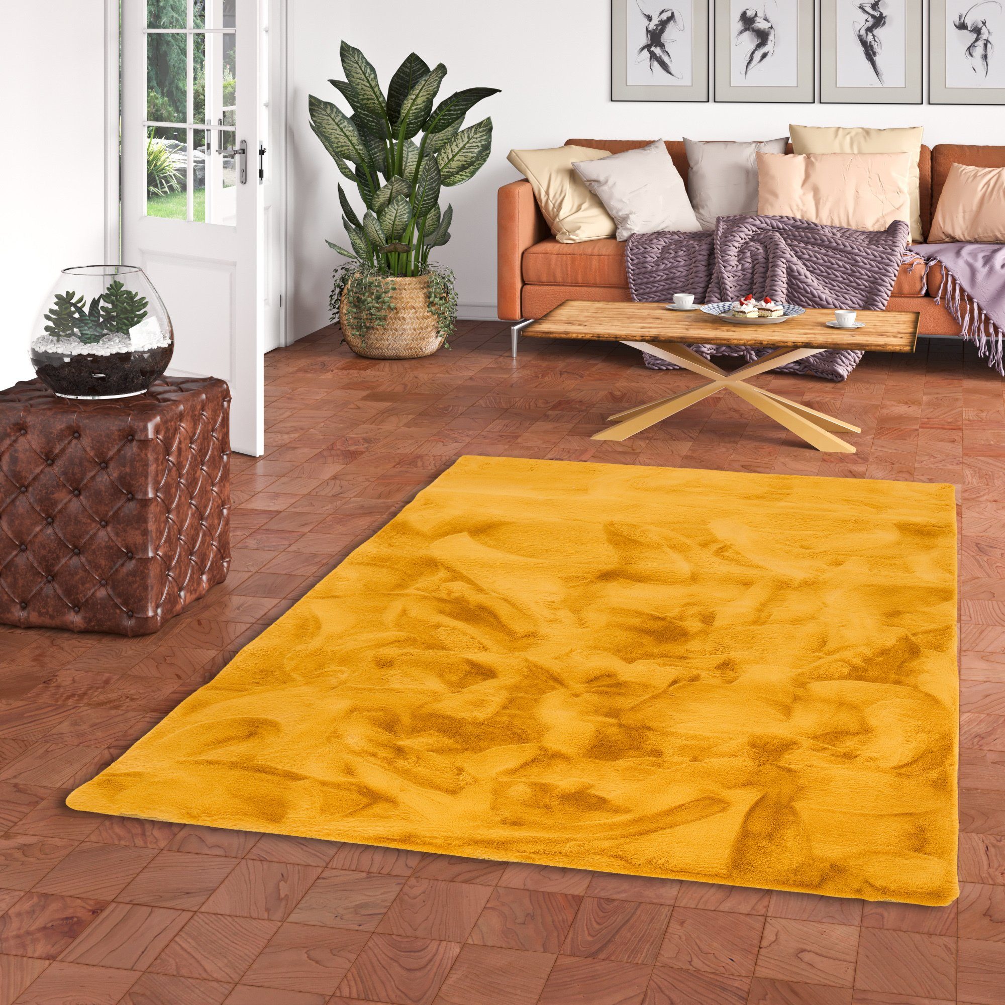 Pergamon Fellteppich Fellteppich Luxus Super Soft günstig online kaufen