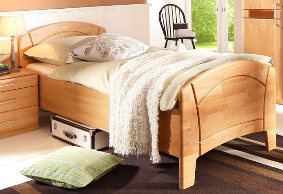 Home affaire Bett »Sarah«, Aus wertvoller teilmassiver Erle online