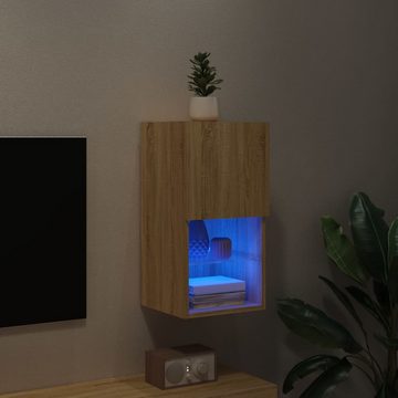 vidaXL TV-Schrank TV-Schrank mit LED-Leuchten Sonoma-Eiche 30,5x30x60 cm