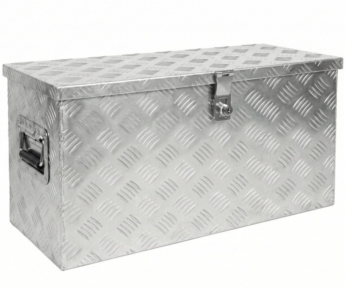 Systafex® Anhänger-Deichselbox Aluminium Deichselbox Staubox Werkzeugkiste 78,5x