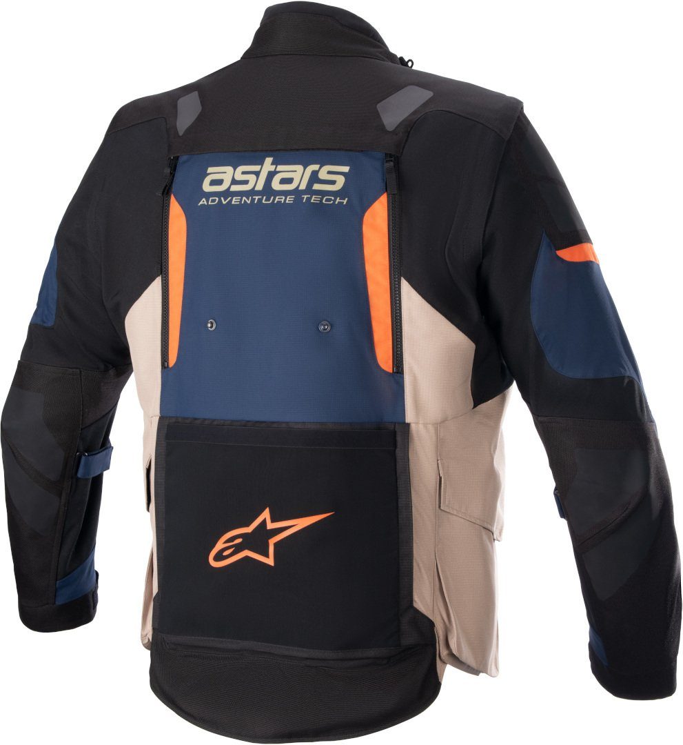 Alpinestars Drystar Textiljacke Halo Motorradjacke Blue/Beige Motorrad