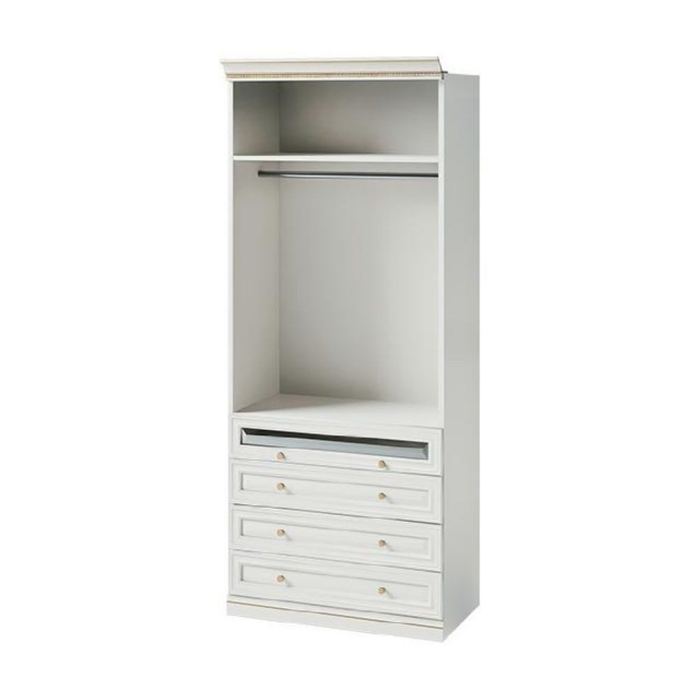 Xlmoebel Kleiderschrank Element Modell V2D-10 aus italienischem Holz mit Fächern (1-St., Element von Kleiderschrank Model V2D-10) Hergestellt in Europa