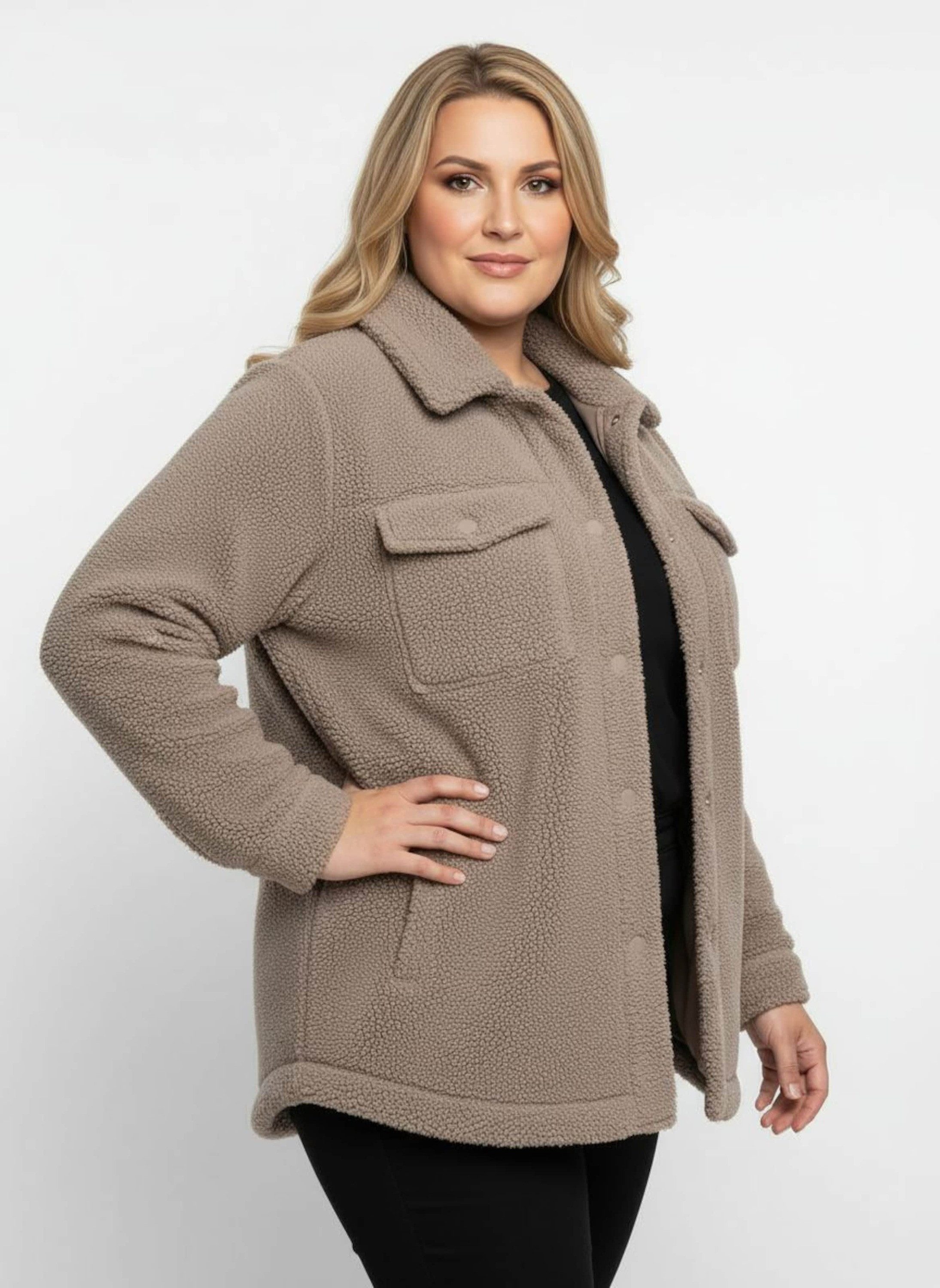 Witt Allwetterjacke Teddy-Fleecejacke Langarm