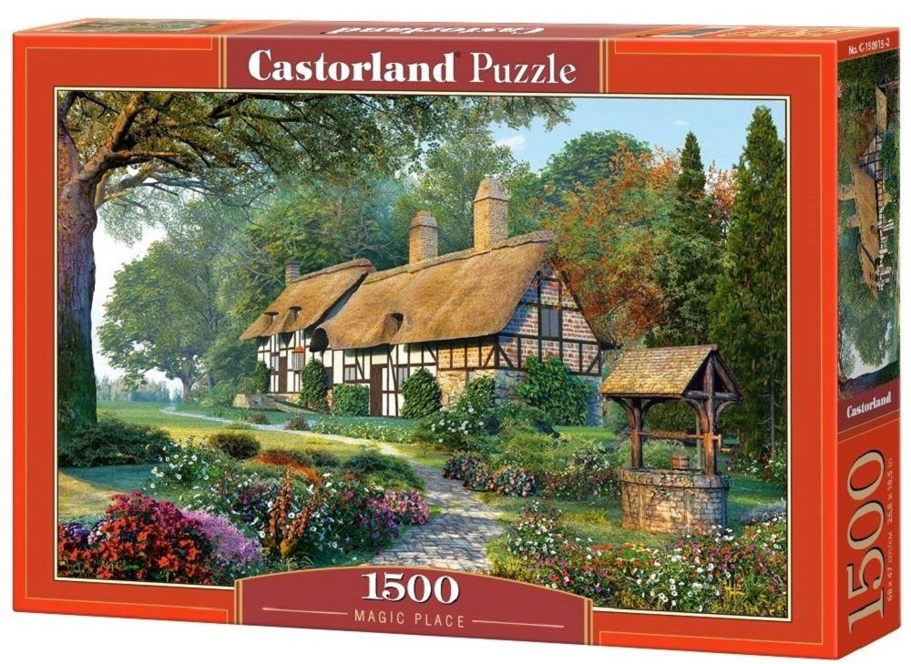 Castorland Puzzle Blumen, Planzen,Landschaften, Garten, Fantasie, Strohhaus günstig online kaufen