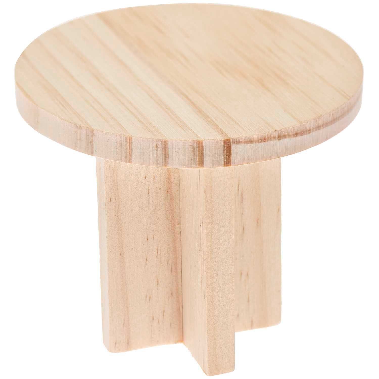 Wichtel rund und Wichtel- 8x8x6,5cm Tisch Rico Miniatur - Puppenhaus Design