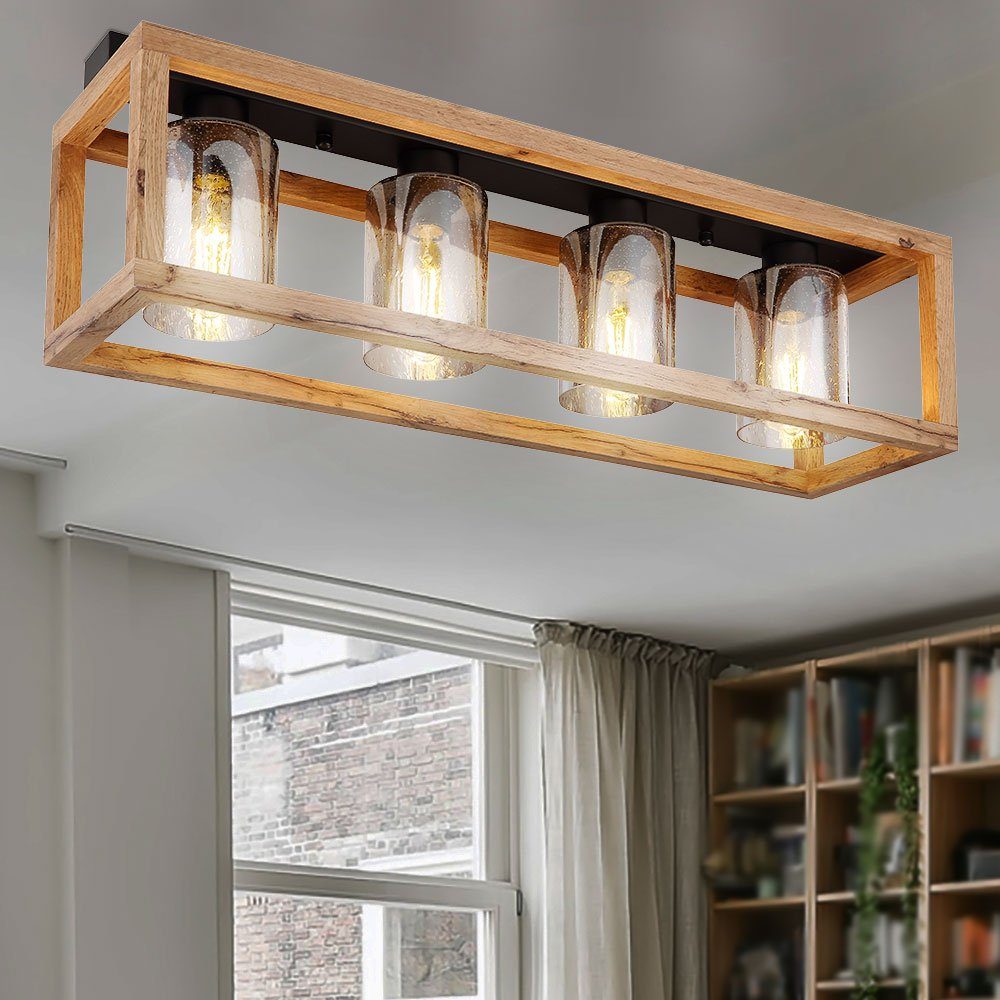 GLOBO LIGHTING Deckenleuchte, Leuchtmittel nicht inklusive, Deckenlampe Ess günstig online kaufen