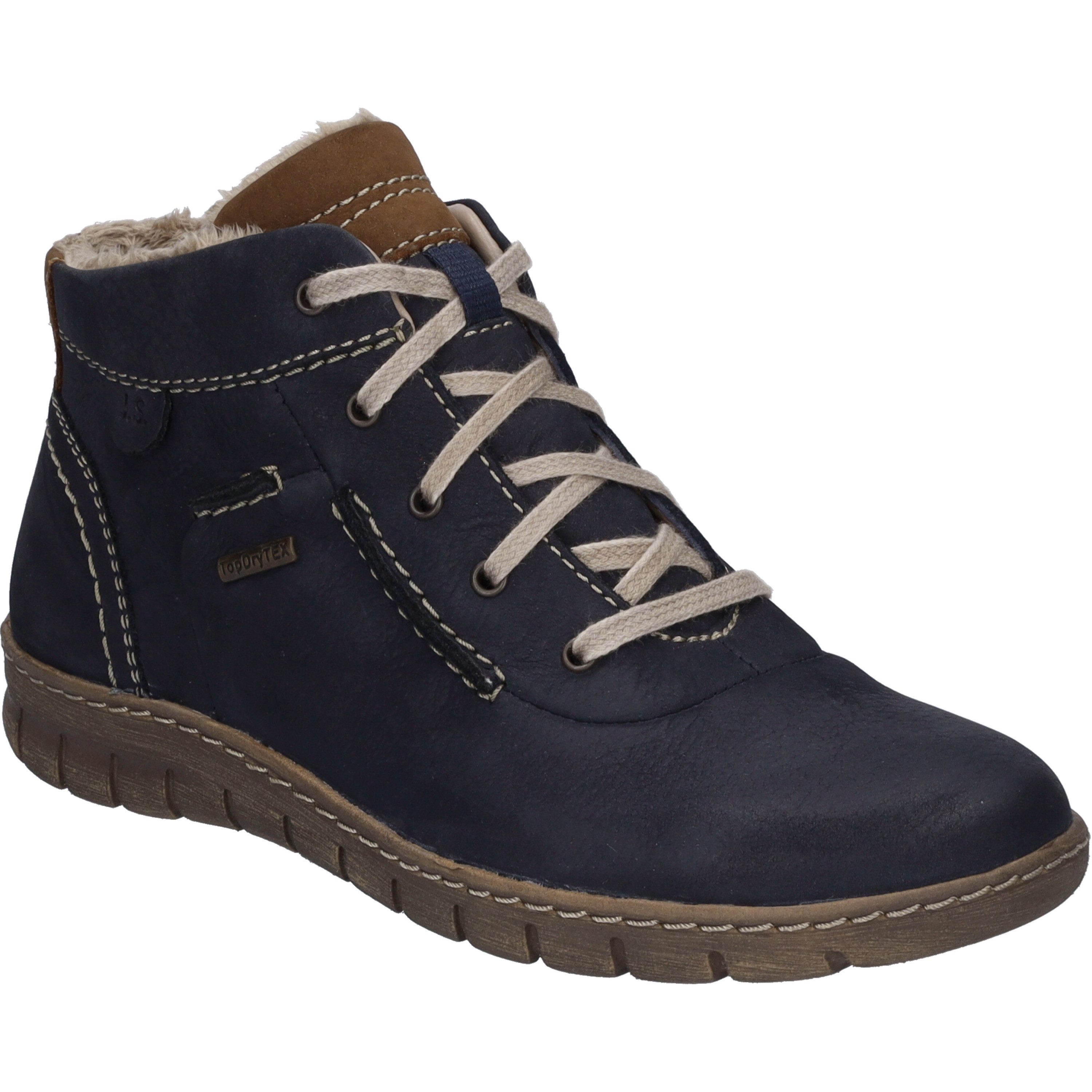 Steffi 53, blau Stiefelette