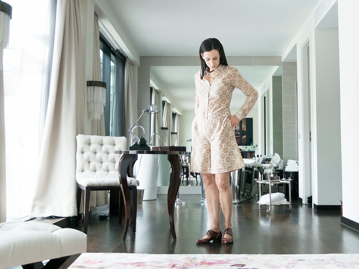 Brigitte von Boch Hemdblusenkleid Mangai Jumpsuit