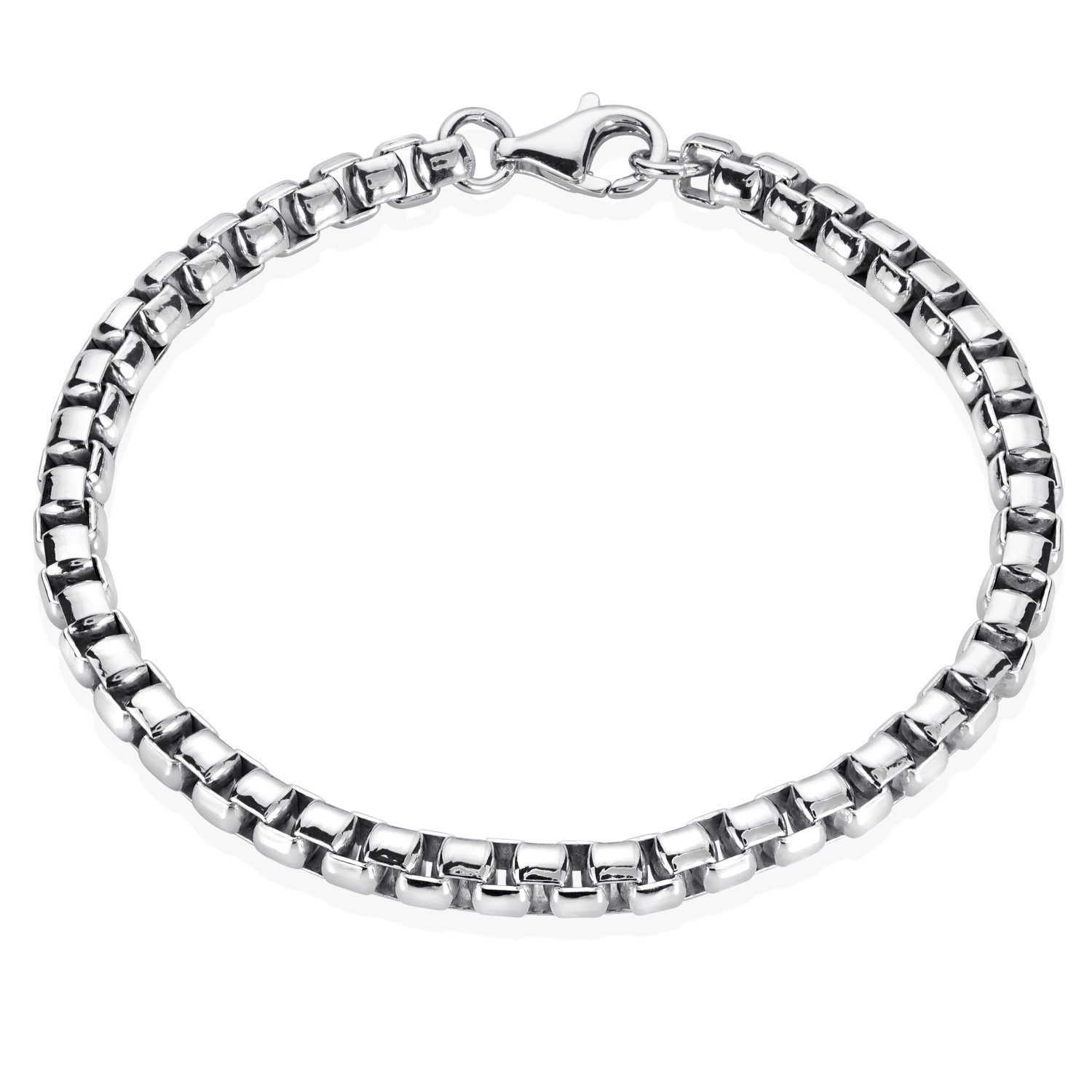 Materia Armband »Herren Silber Venezianerkette massiv SA-92«, 925 Sterling  Silber, rhodiniert online kaufen | OTTO