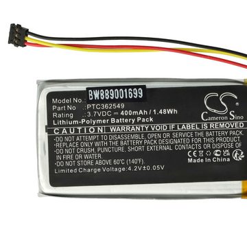 vhbw Ersatz für Arlo PTC362549 für Akku Li-Polymer 400 mAh (3,7 V)