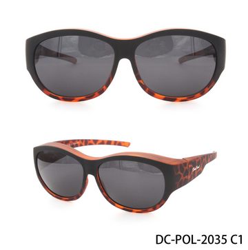 DanCarol Sonnenbrille DC-POL-2035- Überbrille -mit Polarisierte Gläser Die Überbrille, ideal für Brillenträger